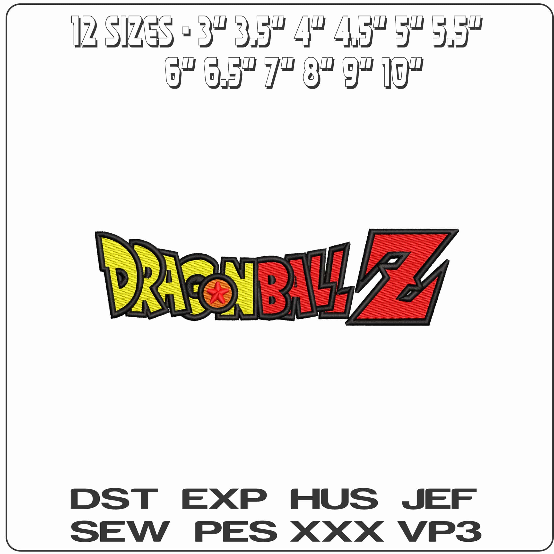 Dragonball Z Anime  - Elegant embroidery design file - instant download — view 2