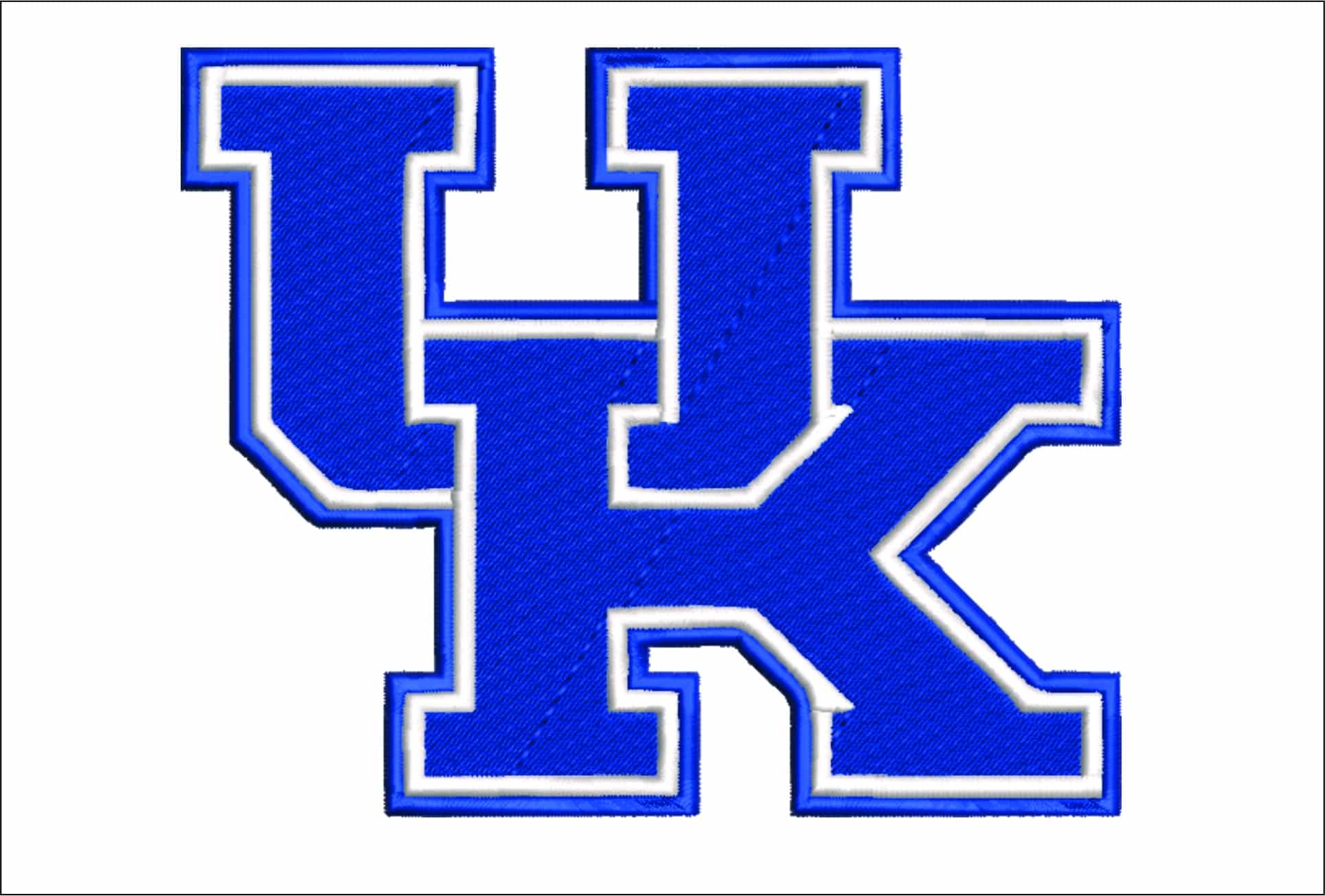 Kentucky Wildcats embroidery design - University of Kentucky Logo embroidery machine pattern embroidery file - instant download in a frame
