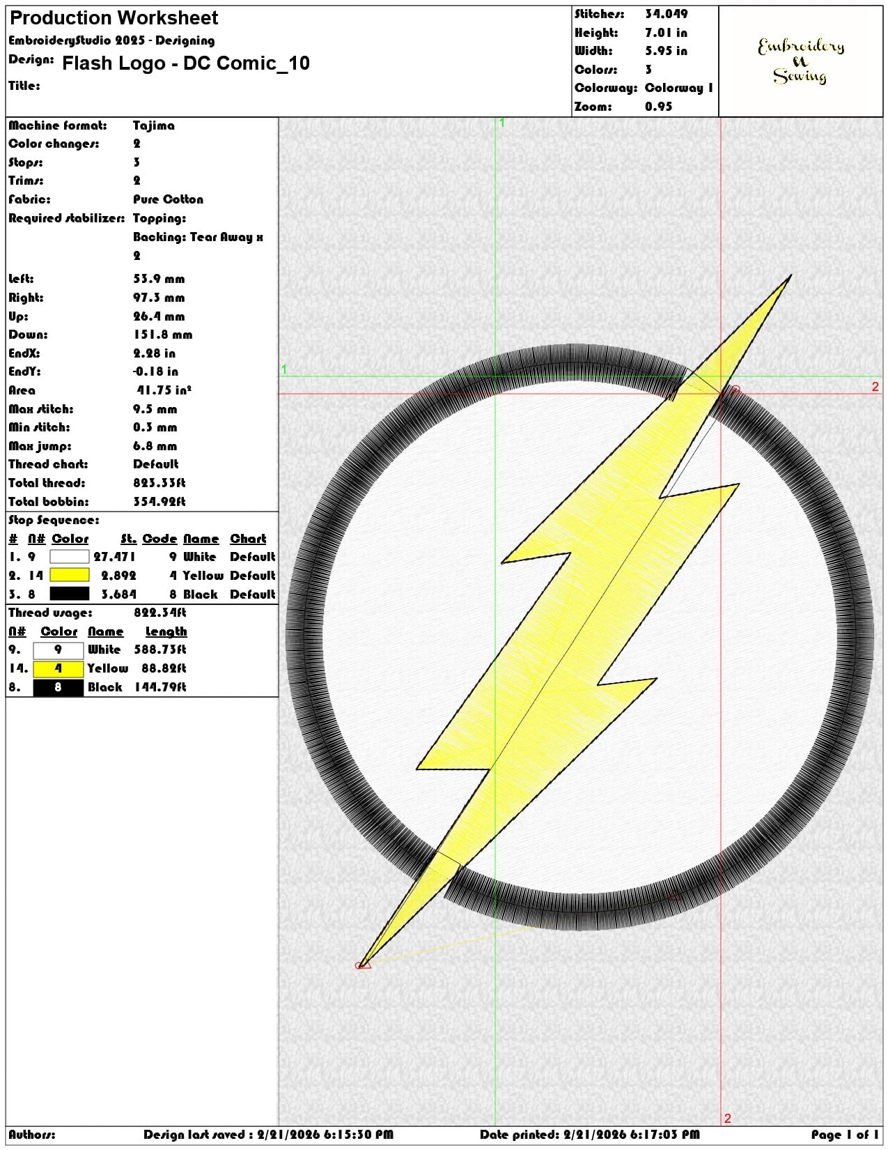 Flash Logo DC Comic  - Elegant embroidery design file - instant download — view 3