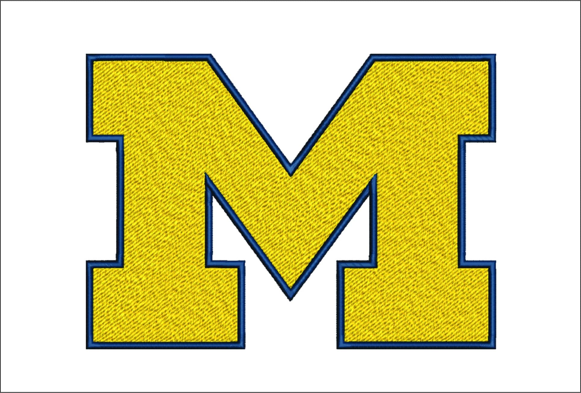 Michigan Wolverines embroidery design - University of Michigan, Ann Arbor embroidery machine pattern embroidery file - instant download
