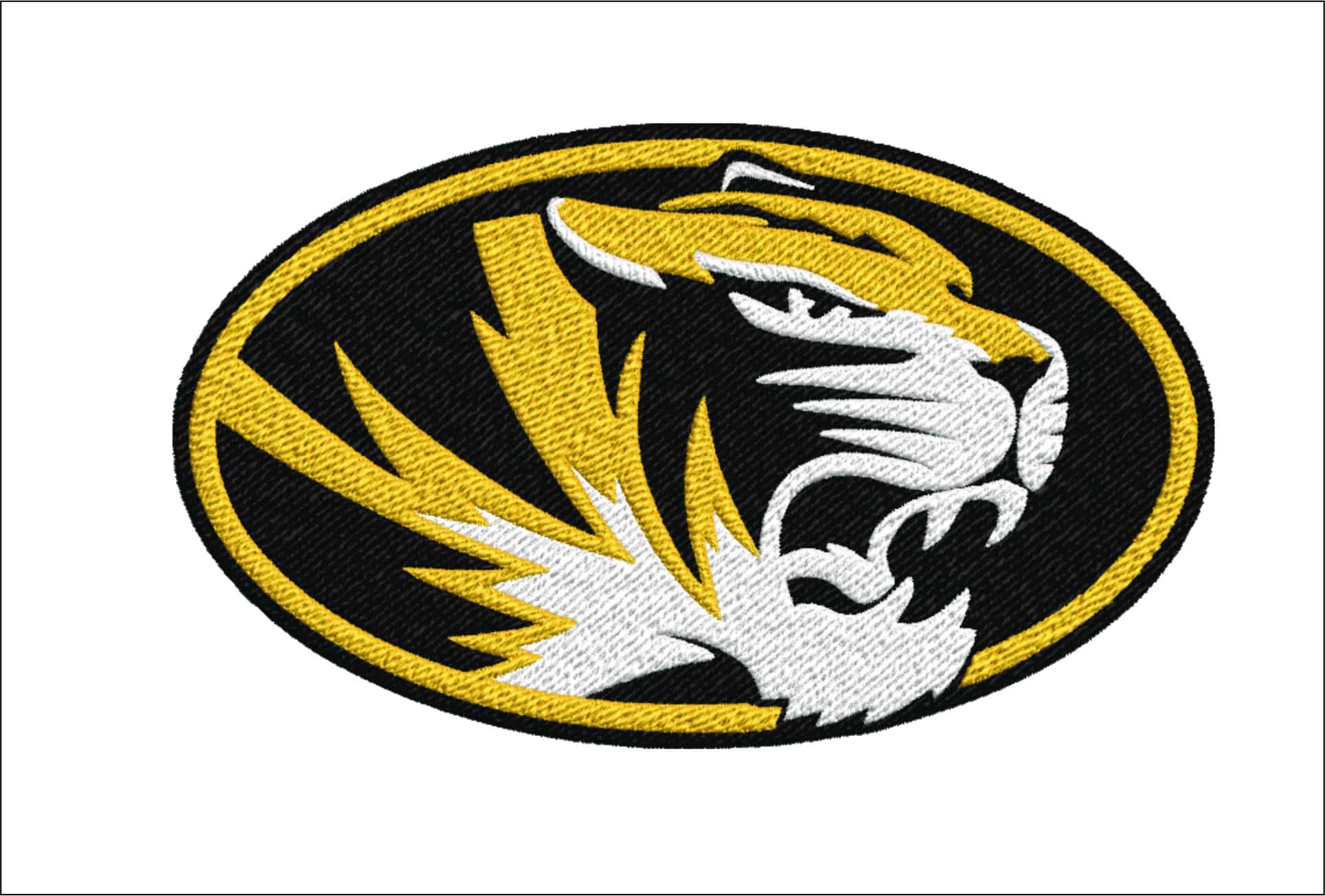 Missouri Tigers embroidery design - University of Missouri embroidery machine pattern embroidery file - instant download in a frame