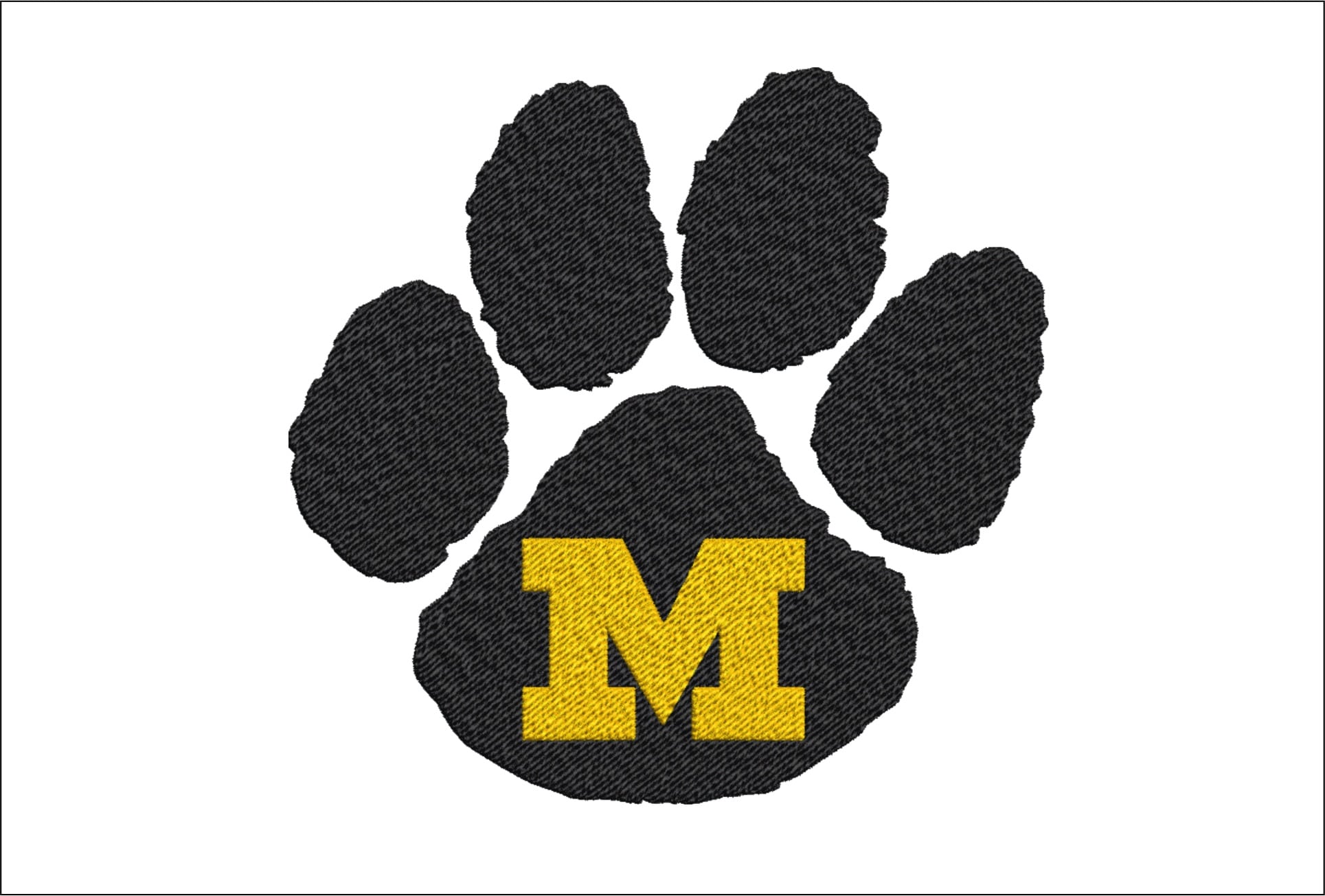 Missouri Tigers embroidery design - University of Missouri embroidery machine pattern embroidery file - instant download in a frame
