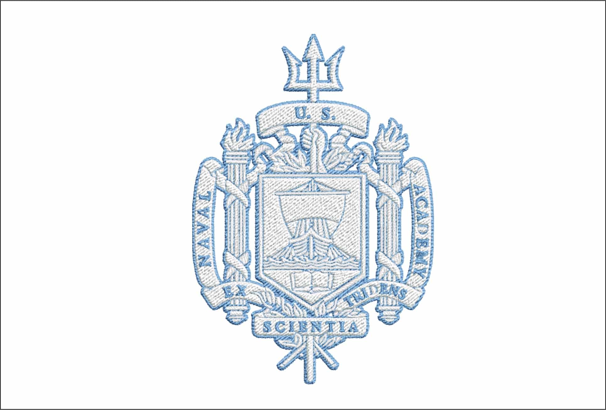 Navy Midshipman 1906 Emblem embroidery design - Navy Academy Athletics embroidery machine pattern embroidery file - instant download