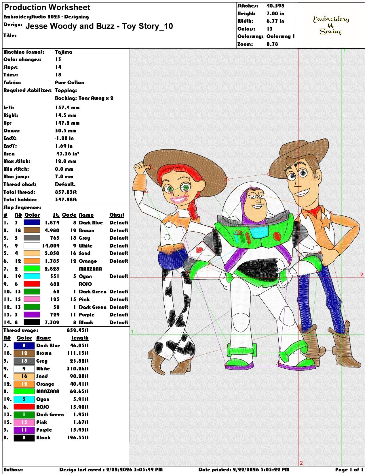 Jesse Woody and Buzz Toy Story   - Elegant embroidery design file - instant download — view 3