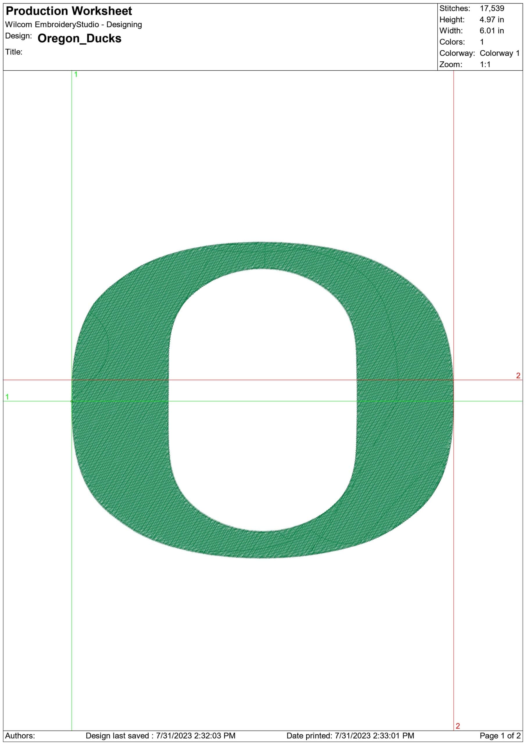 Oregon Ducks embroidery design University of Oregon Athletics Logo embroidery machine pattern embroidery file instant download — view 2