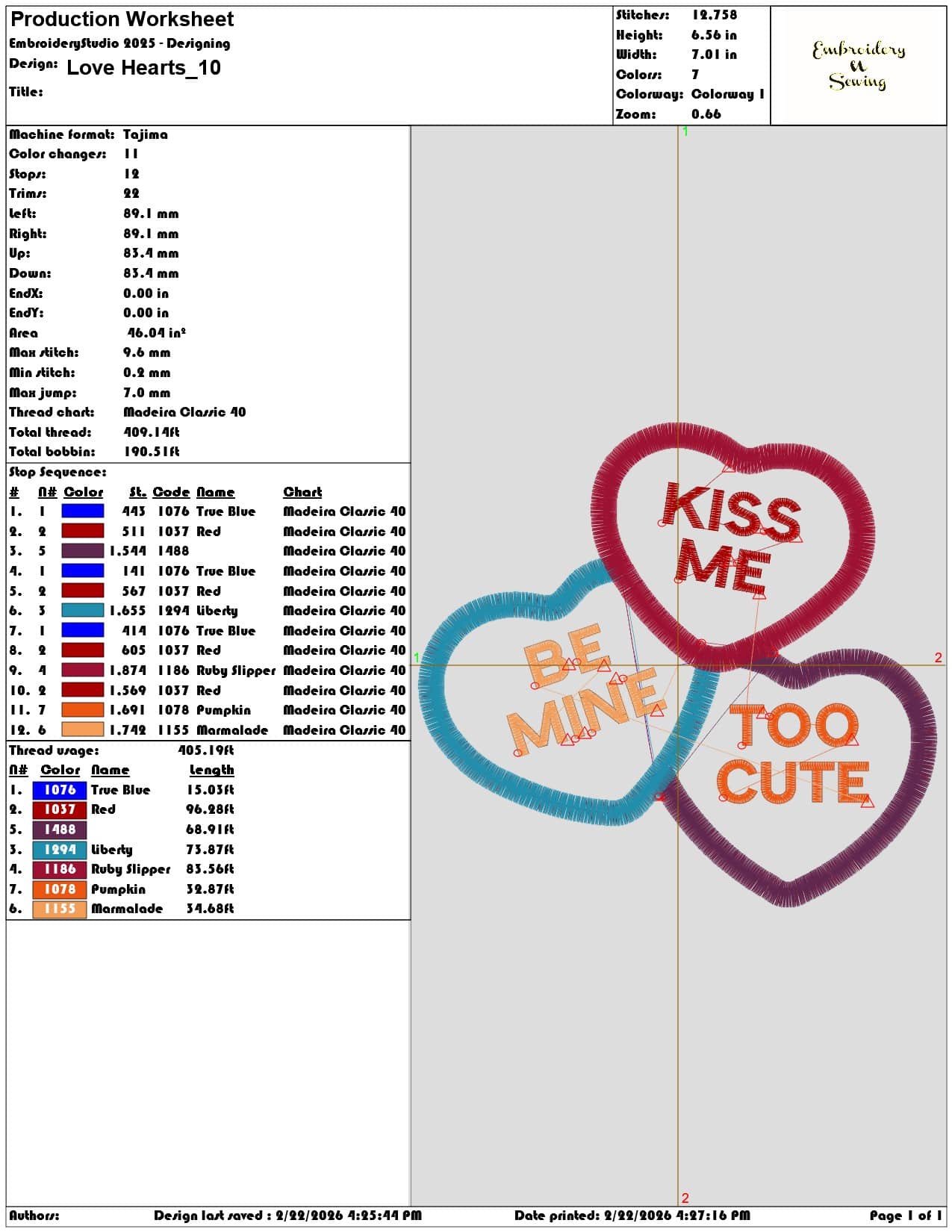 Love Hearts  - Elegant embroidery design file - instant download — view 3