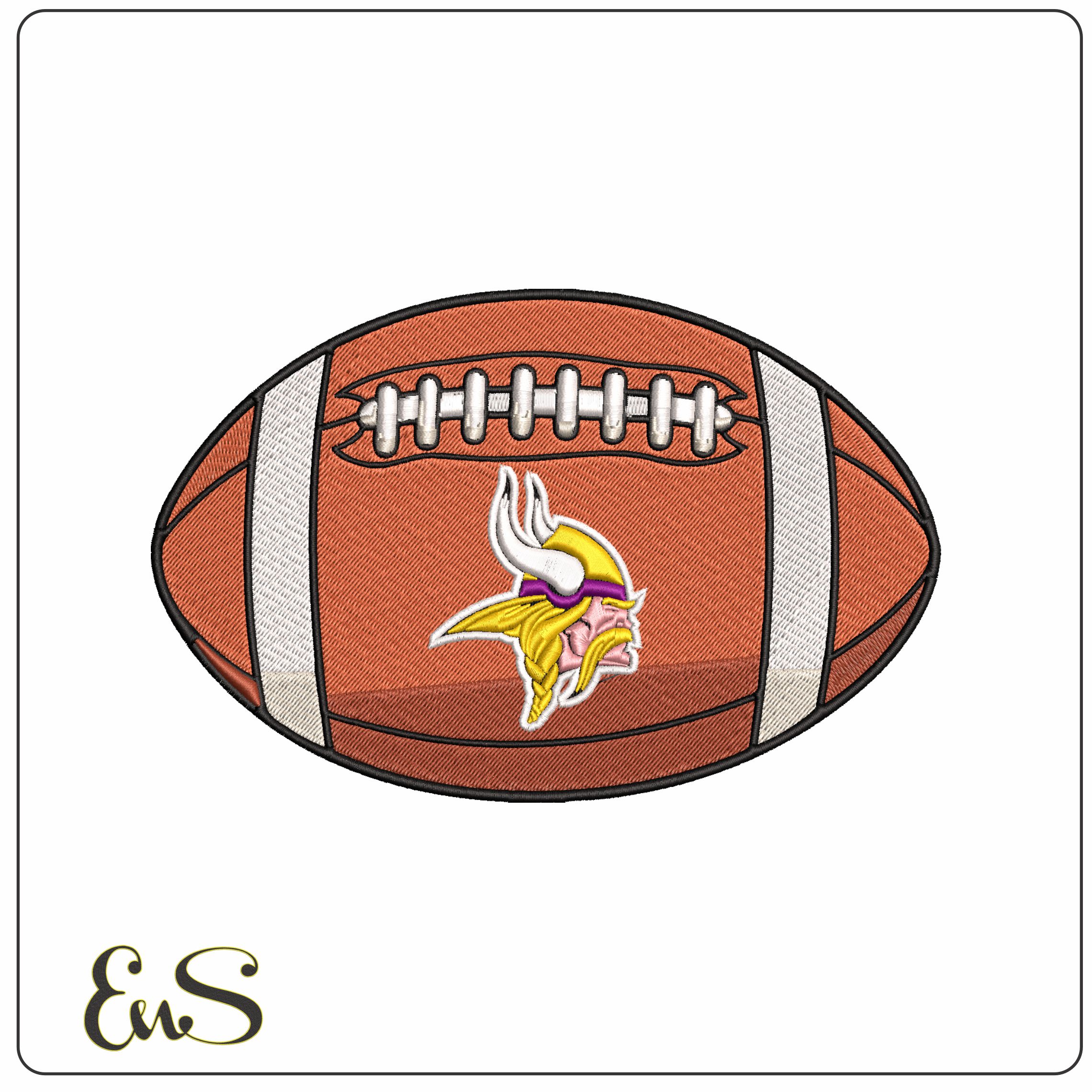Minnesotta Vikings American Football NFL  - Elegant embroidery design file - instant download