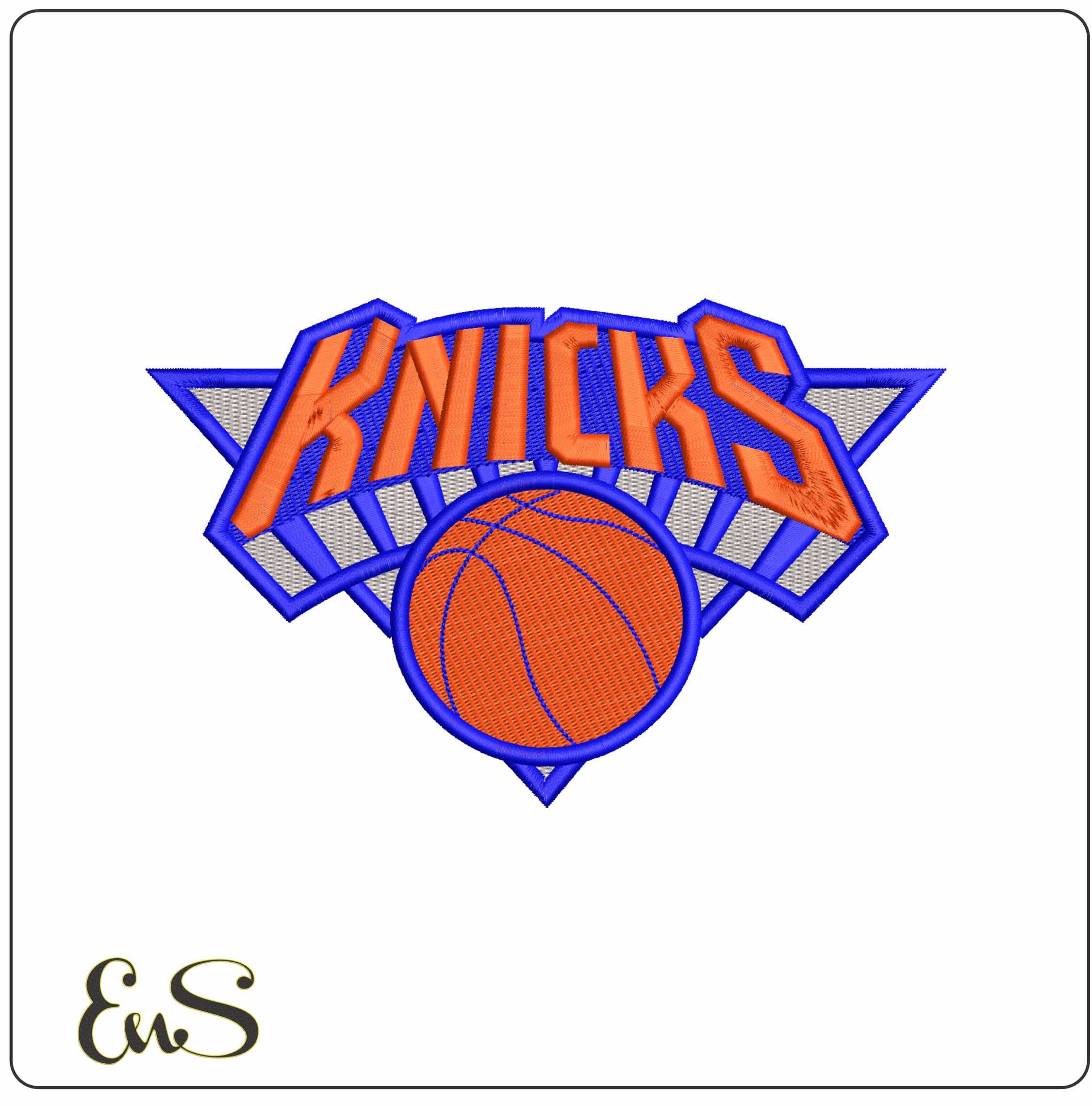 New York Knicks NBA   - Elegant embroidery design file - instant download