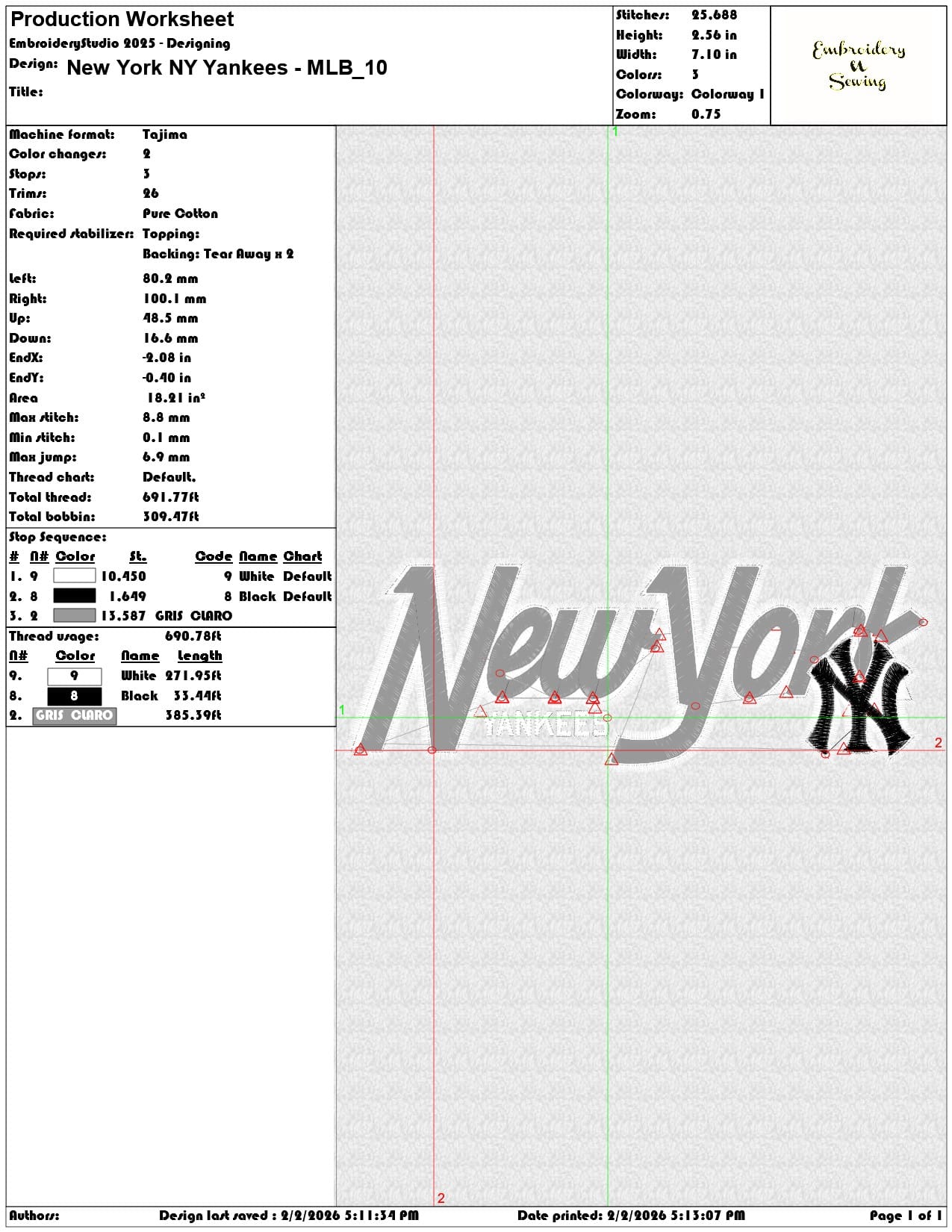 New York NY Yankees MLB   - Elegant embroidery design file - instant download — view 3