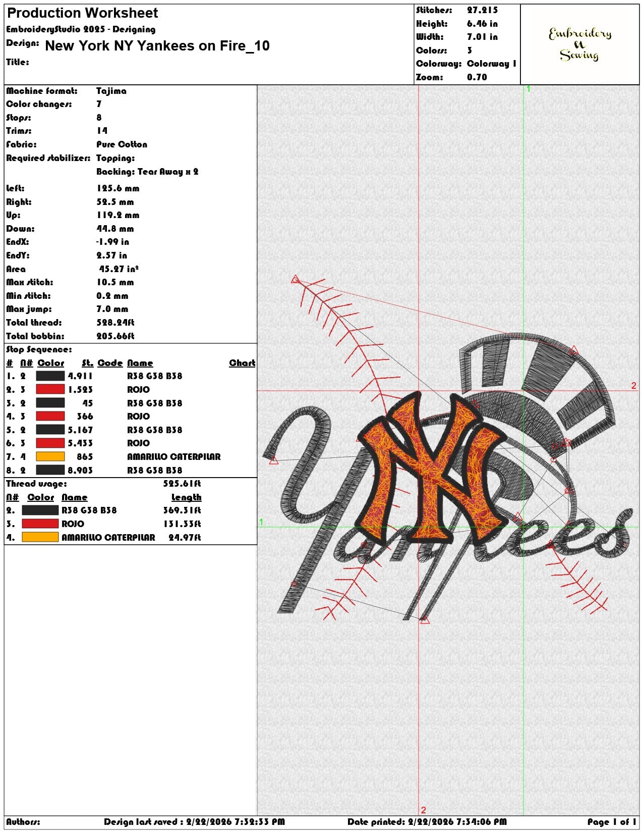 New York NY Yankees on Fire   - Elegant embroidery design file - instant download — view 3