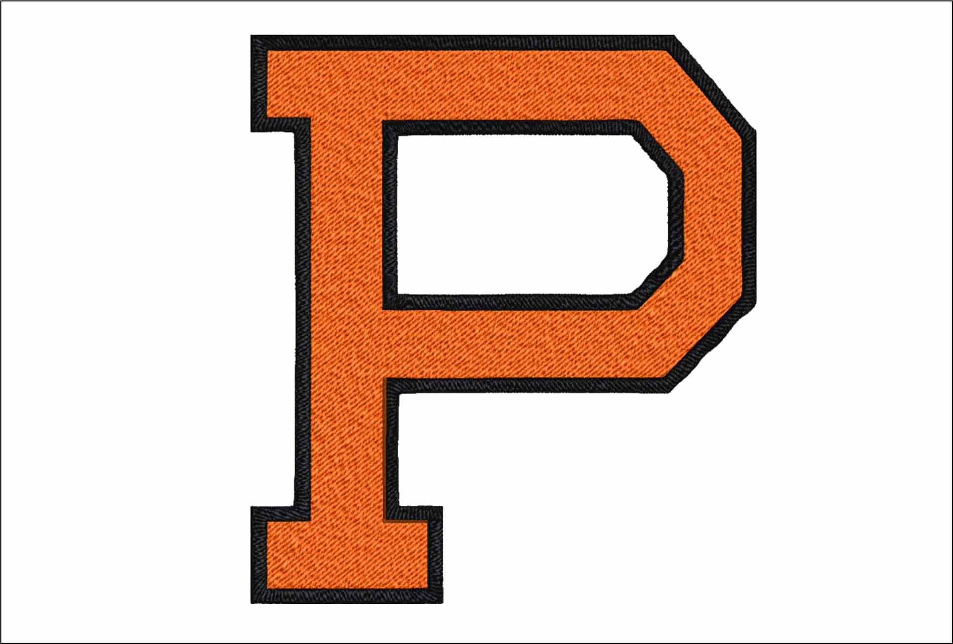 Princeton Tigers Emblem embroidery design Princeton University New Jersey Logo embroidery machine pattern embroidery file instant download