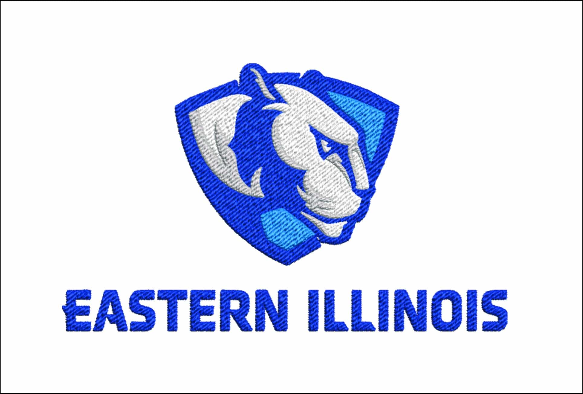 Eastern Illinois Panthers Logo embroidery design Eastern Illinois University, Charleston Logo embroidery machine pattern embroidery file instant download