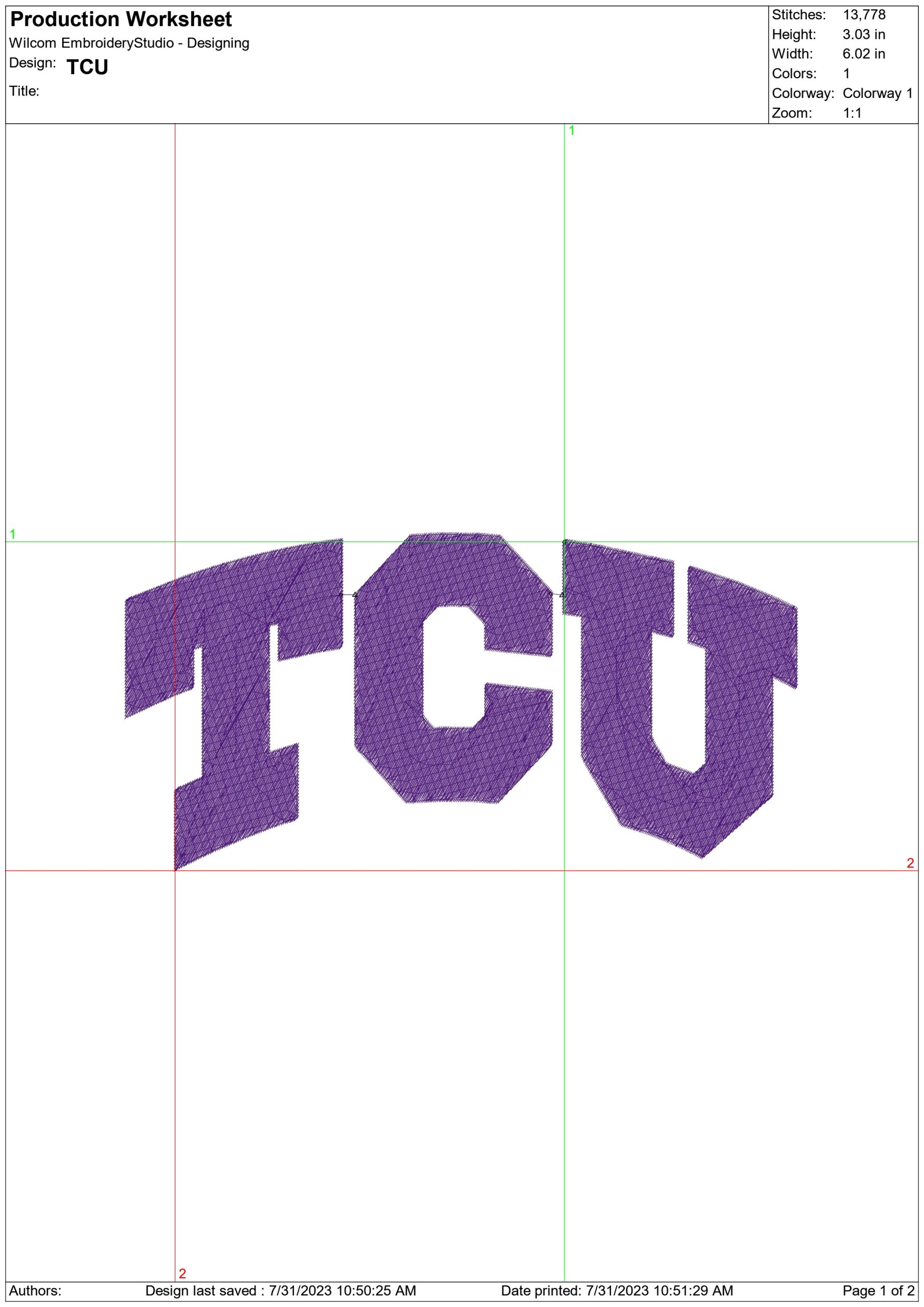 Texas Christian Horned Frog embroidery design, Texas Christian University TCU embroidery machine pattern embroidery file - instant download — view 2