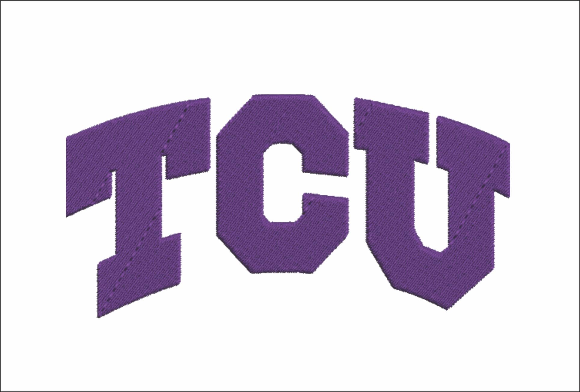Texas Christian Horned Frog embroidery design, Texas Christian University TCU embroidery machine pattern embroidery file - instant download