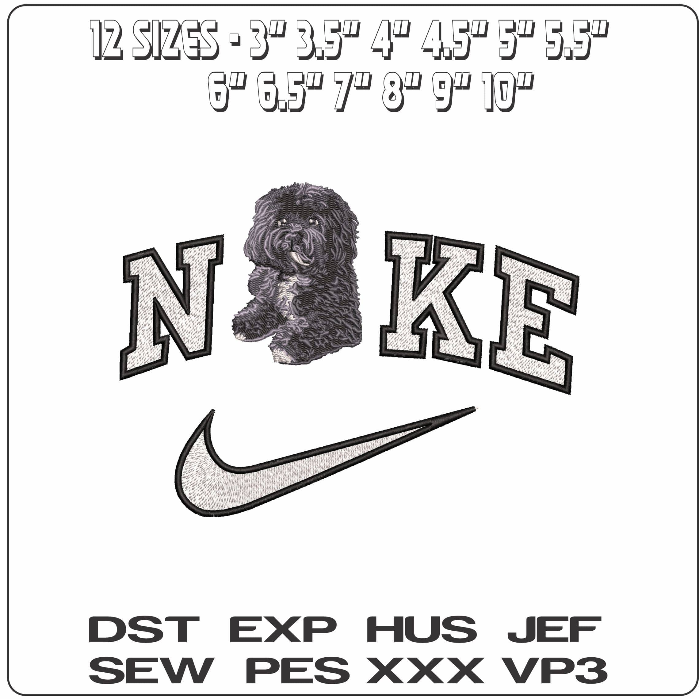 Nike Havanese Dog Sitting Down  - Elegant embroidery design file-instant download — view 2