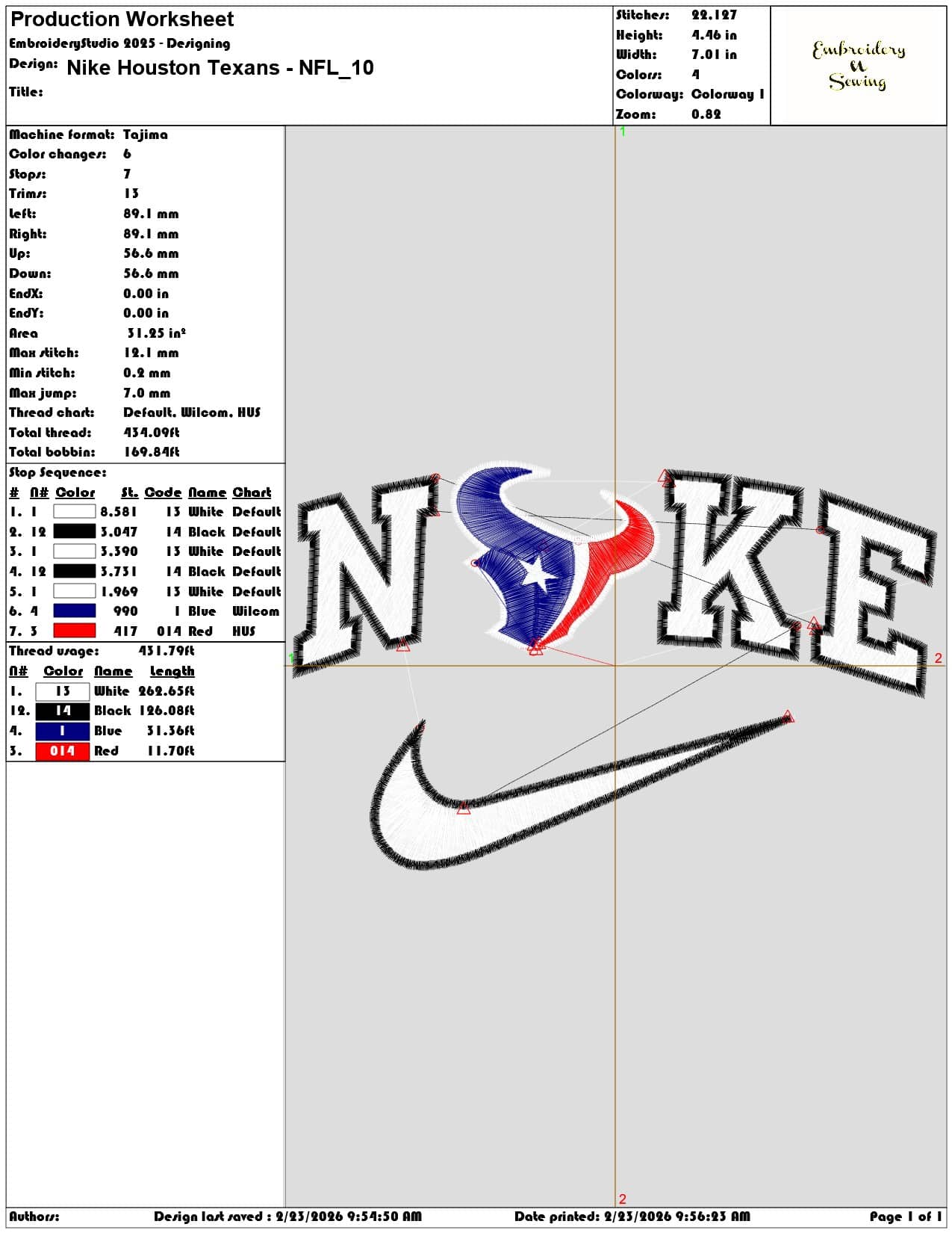 Nike Houston Texans NFL  - Elegant embroidery design file-instant download — view 3