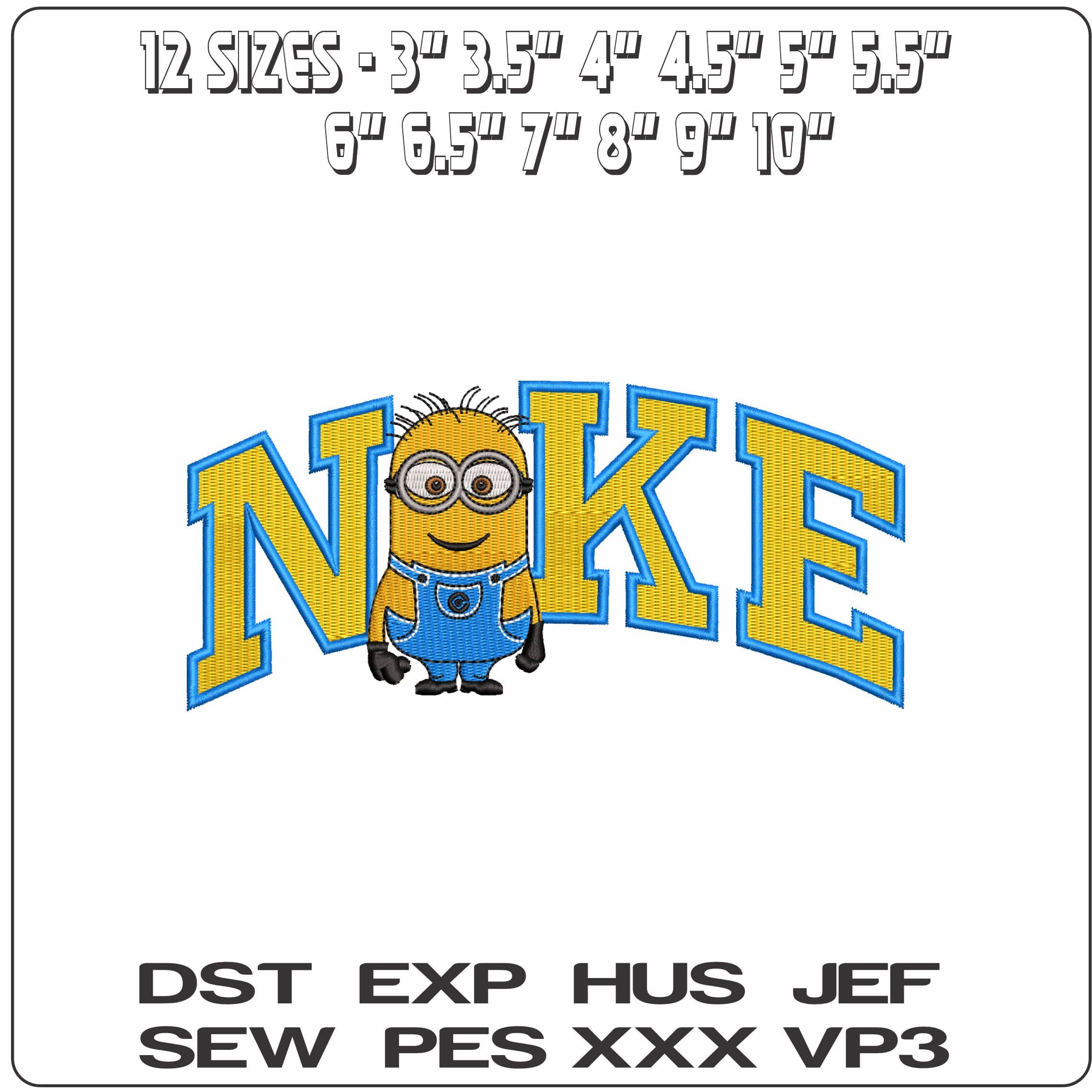 Nike Minion Standing   - Elegant embroidery design file-instant download — view 2