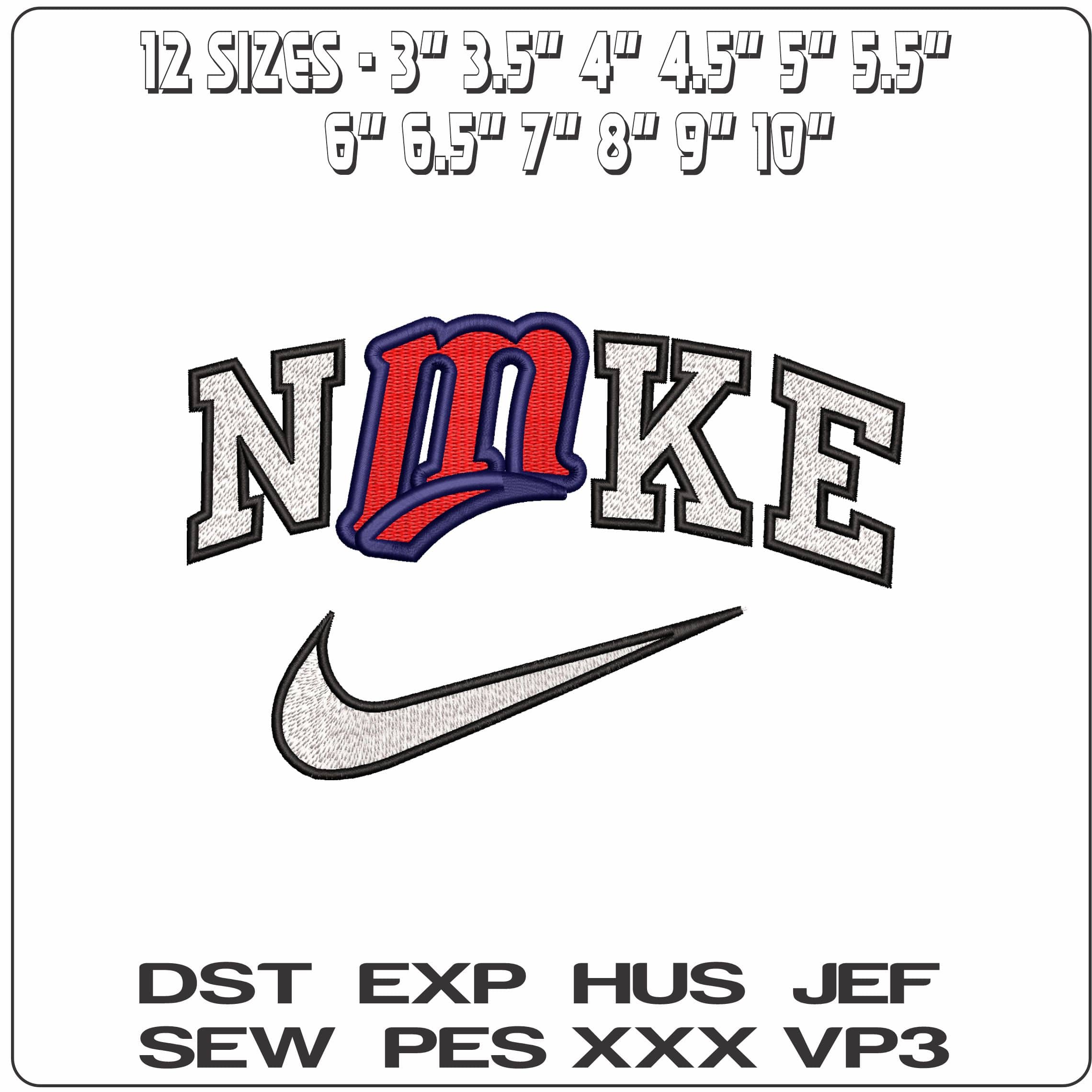 Nike Minnesota Twins M MLB   - Elegant embroidery design file-instant download — view 2