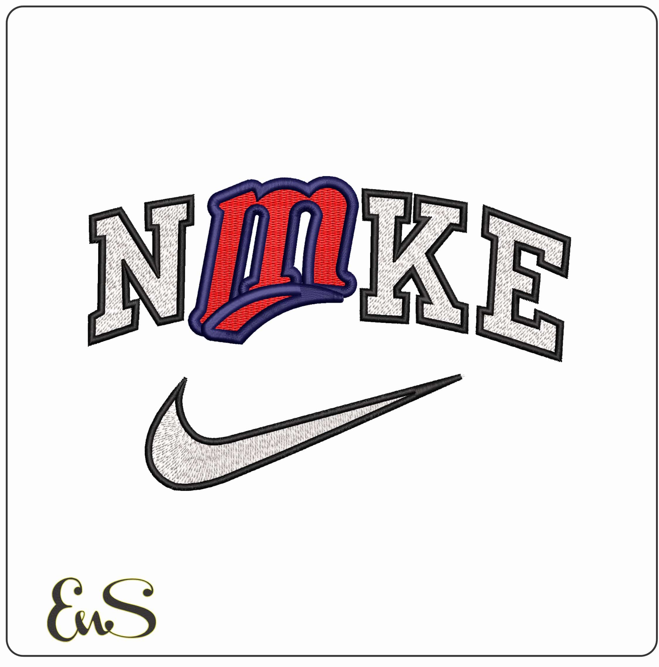Nike Minnesota Twins M MLB   - Elegant embroidery design file-instant download
