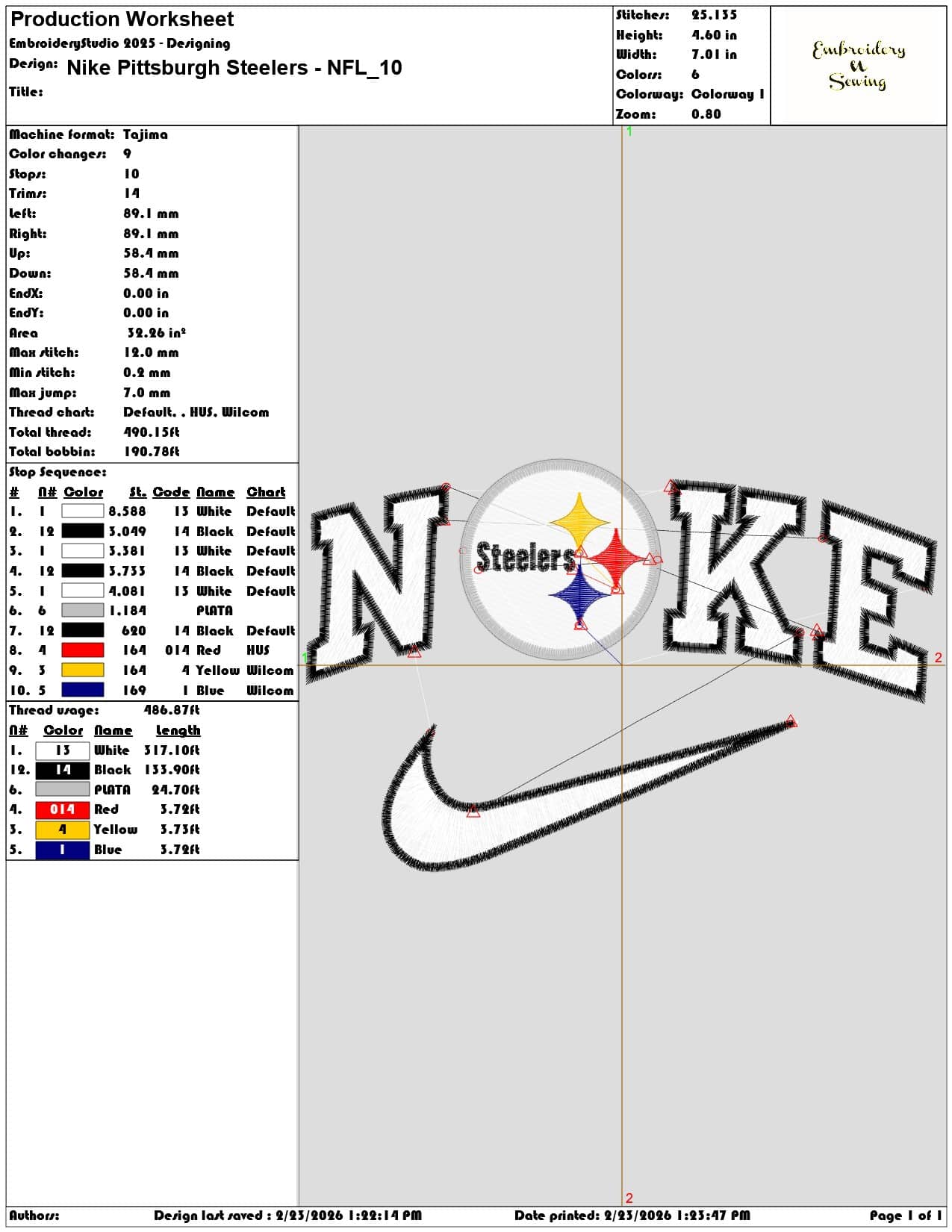 Nike Pittsburgh Steelers NFL   - Elegant embroidery design file-instant download — view 3
