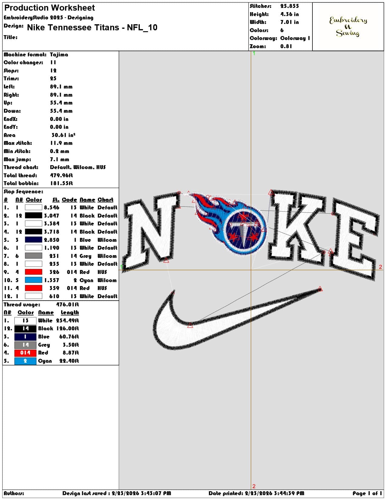 Nike Tennessee Titans NFL  - Elegant embroidery design file-instant download — view 3