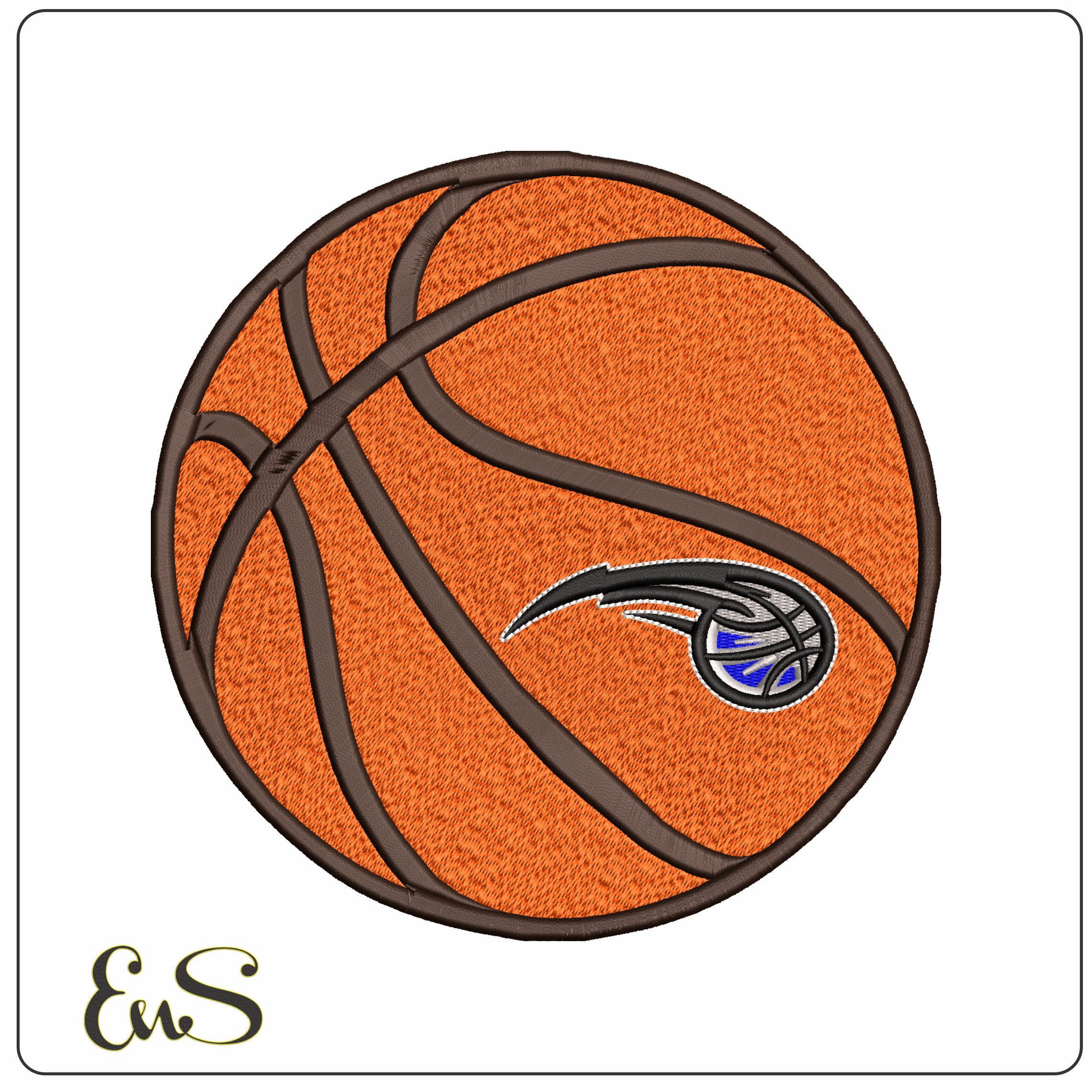 Orlando Magic Basketball NBA  - Elegant embroidery design file-instant download