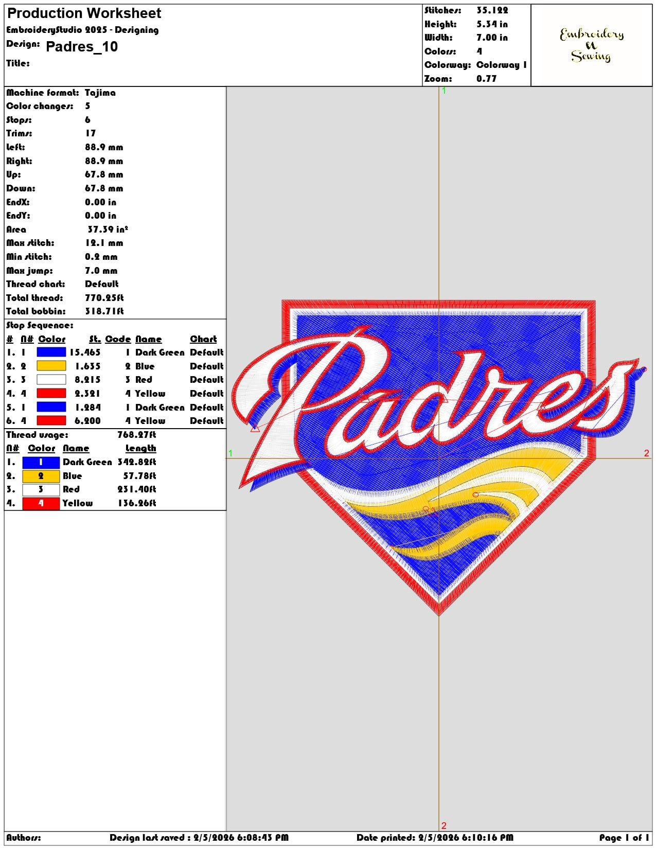 Padres   - Elegant embroidery design file-instant download — view 3