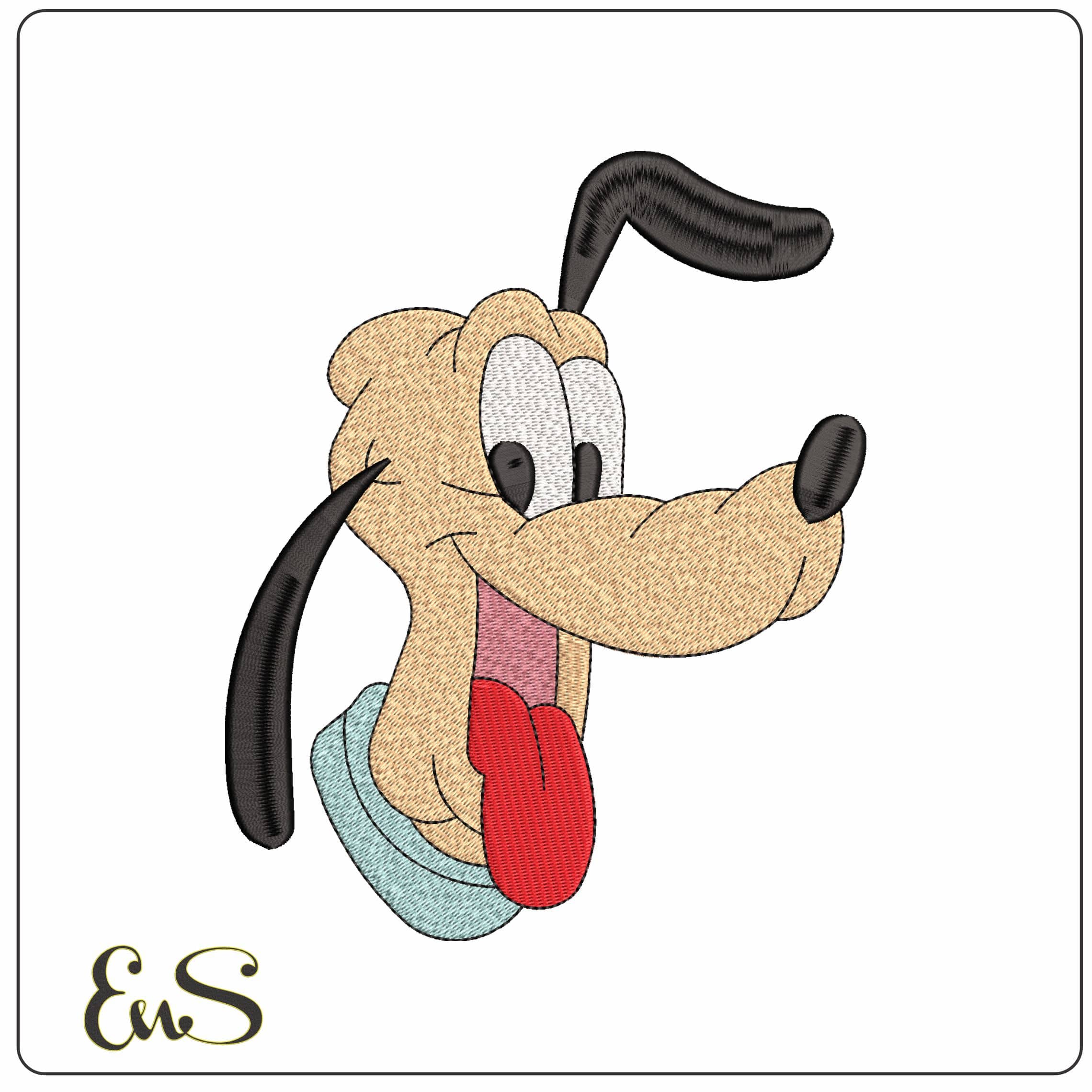 Pluto Dog Disney   - Elegant embroidery design file-instant download