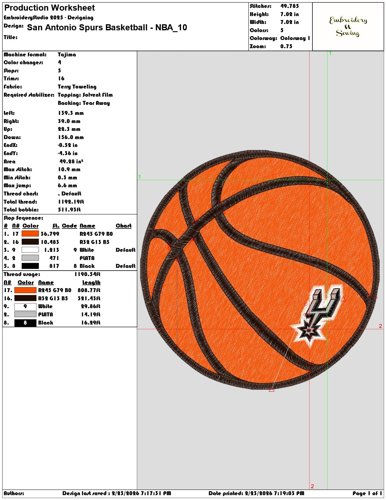San Antonio Spurs Basketball NBA   - Elegant embroidery design file-instant download — view 3