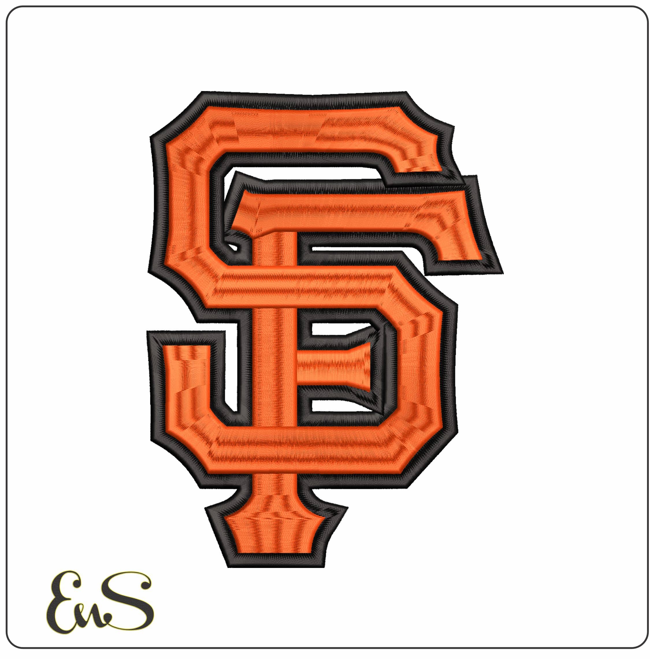 San Francisco Giants 3D   - Elegant embroidery design file-instant download