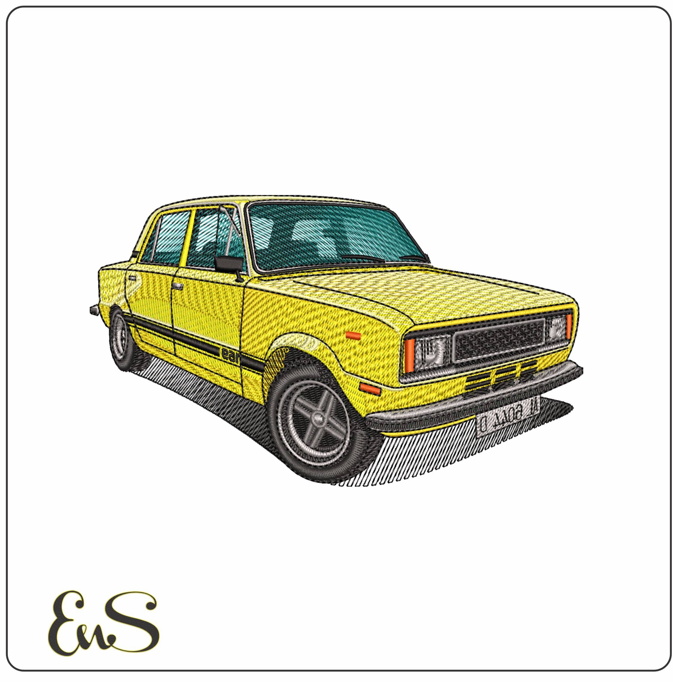 Seat 124   - Elegant embroidery design file-instant download