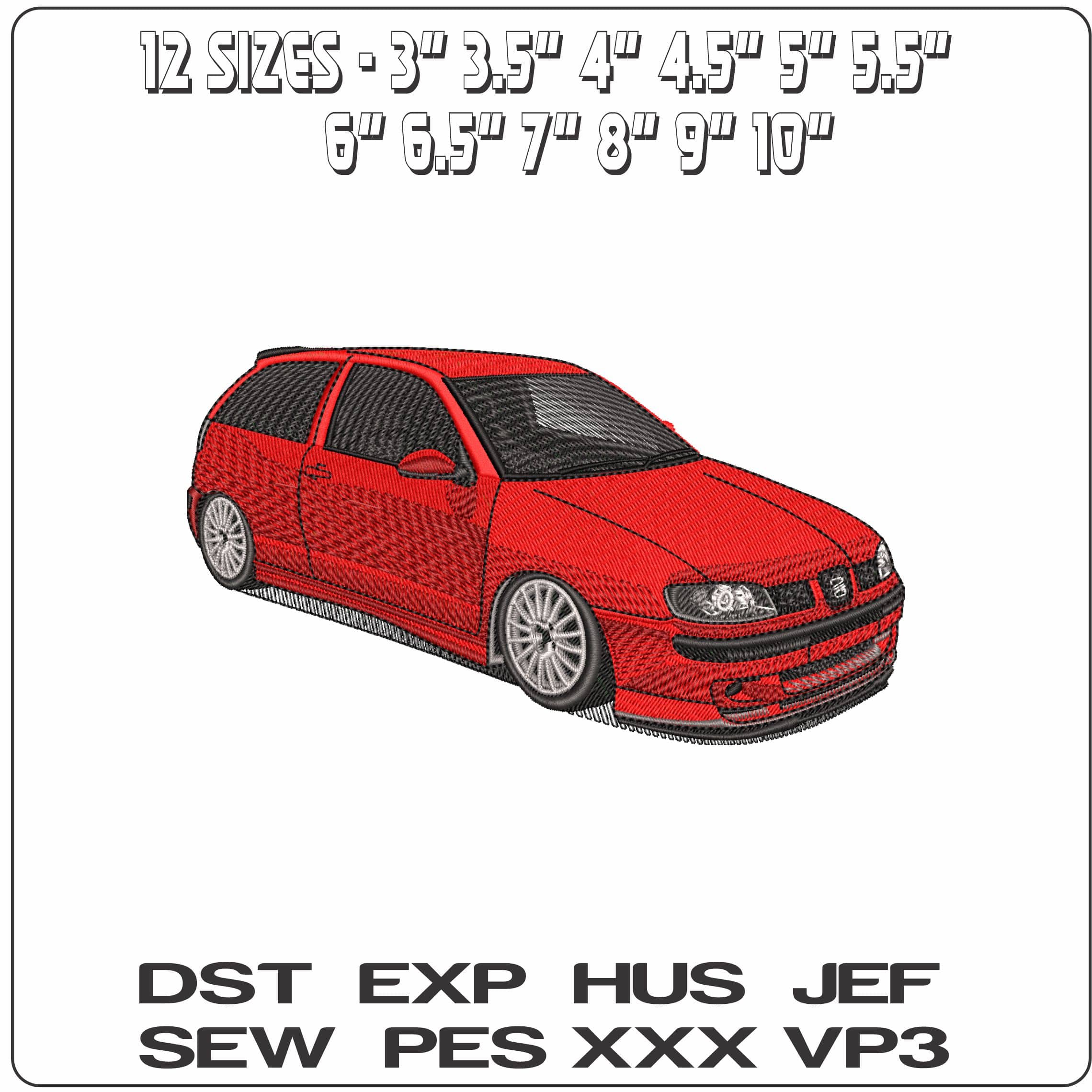 Seat Ibiza   - Elegant embroidery design file-instant download — view 2