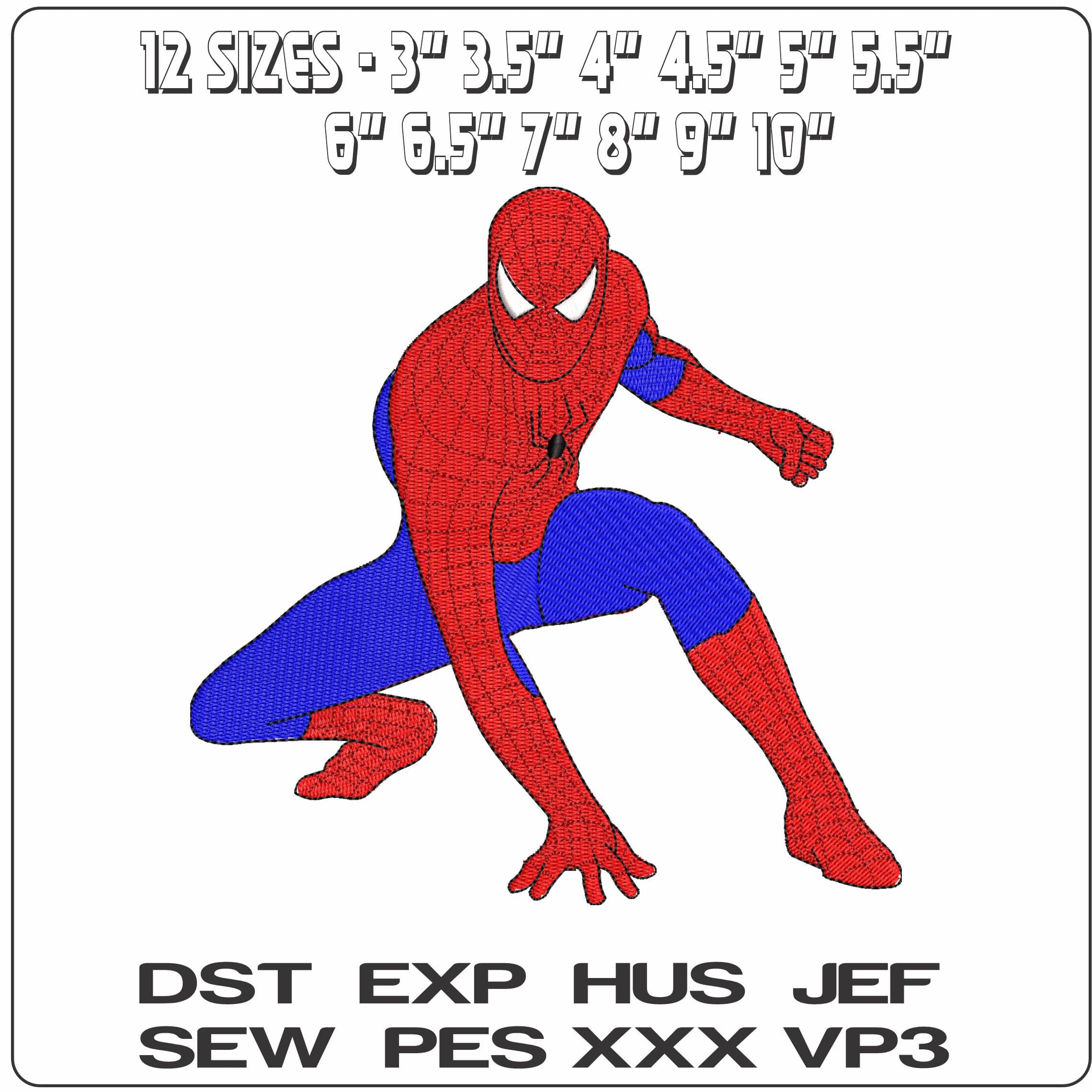 Spiderman Alert Marvel Comic  - Elegant embroidery design file-instant download — view 2