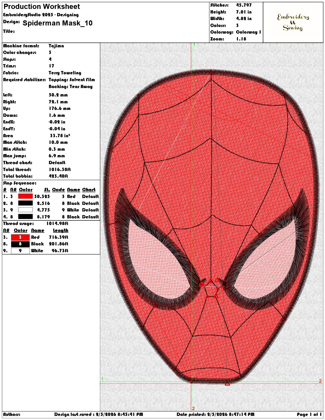 Spiderman Mask  - Elegant embroidery design file-instant download — view 3