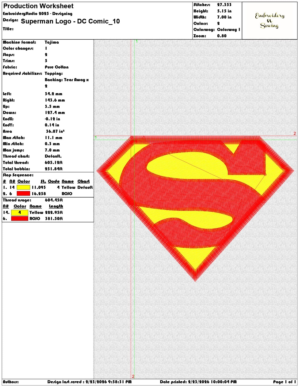Superman Logo DC Comic  - Elegant embroidery design file-instant download — view 3