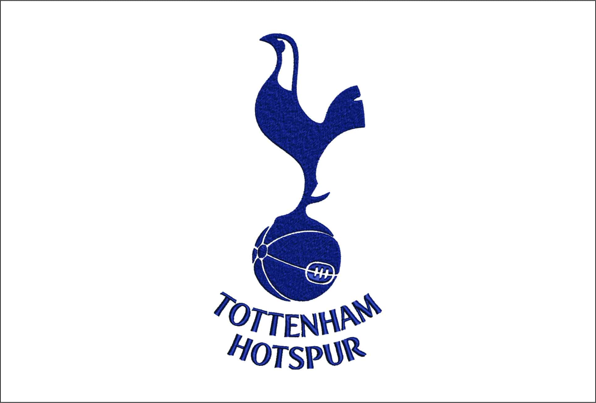 Spurs embroidery design - Tottenham design machine pattern Baby toddler embroidery file instant download in a frame