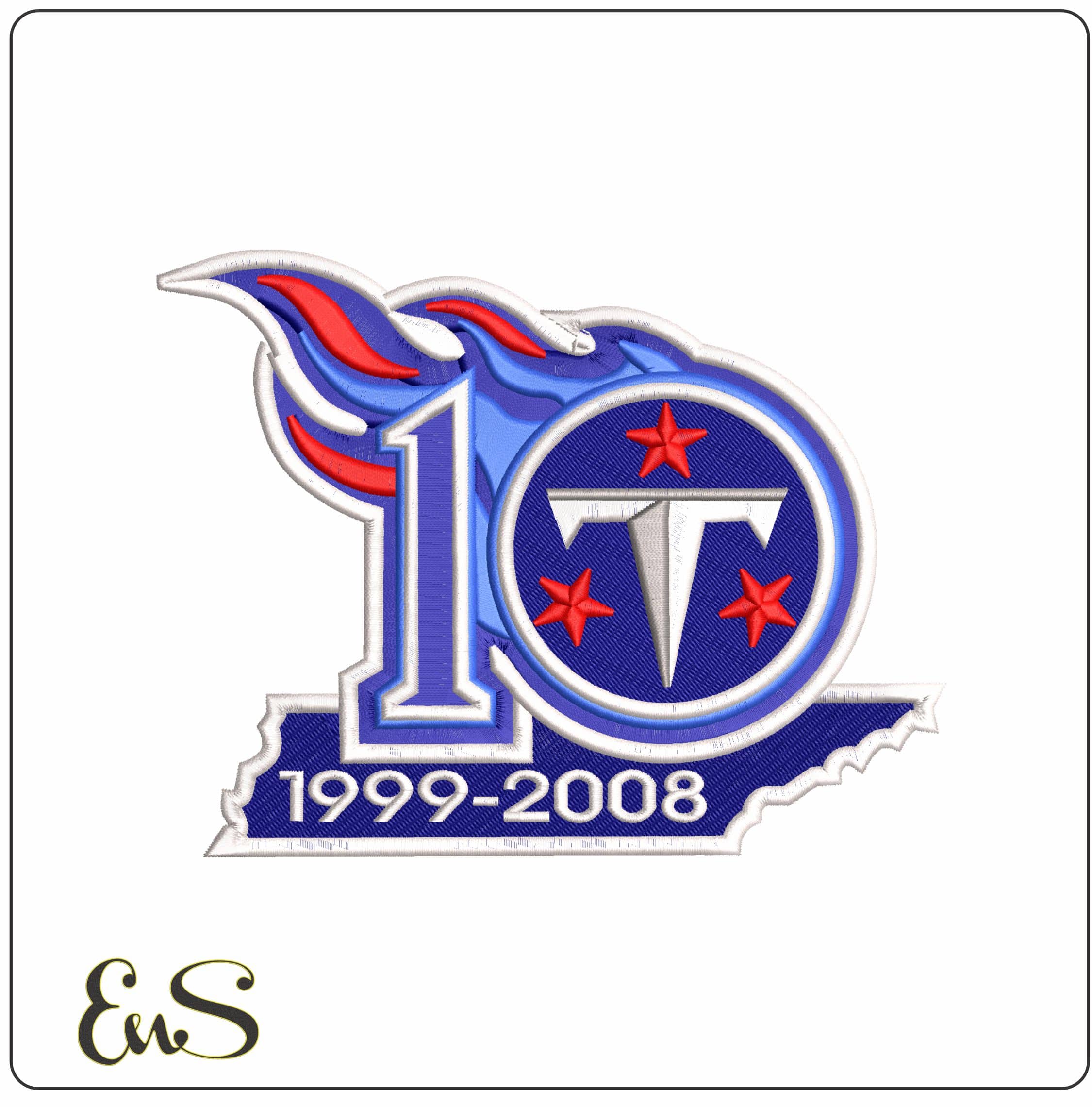 Titans 10   - Elegant embroidery design file-instant download