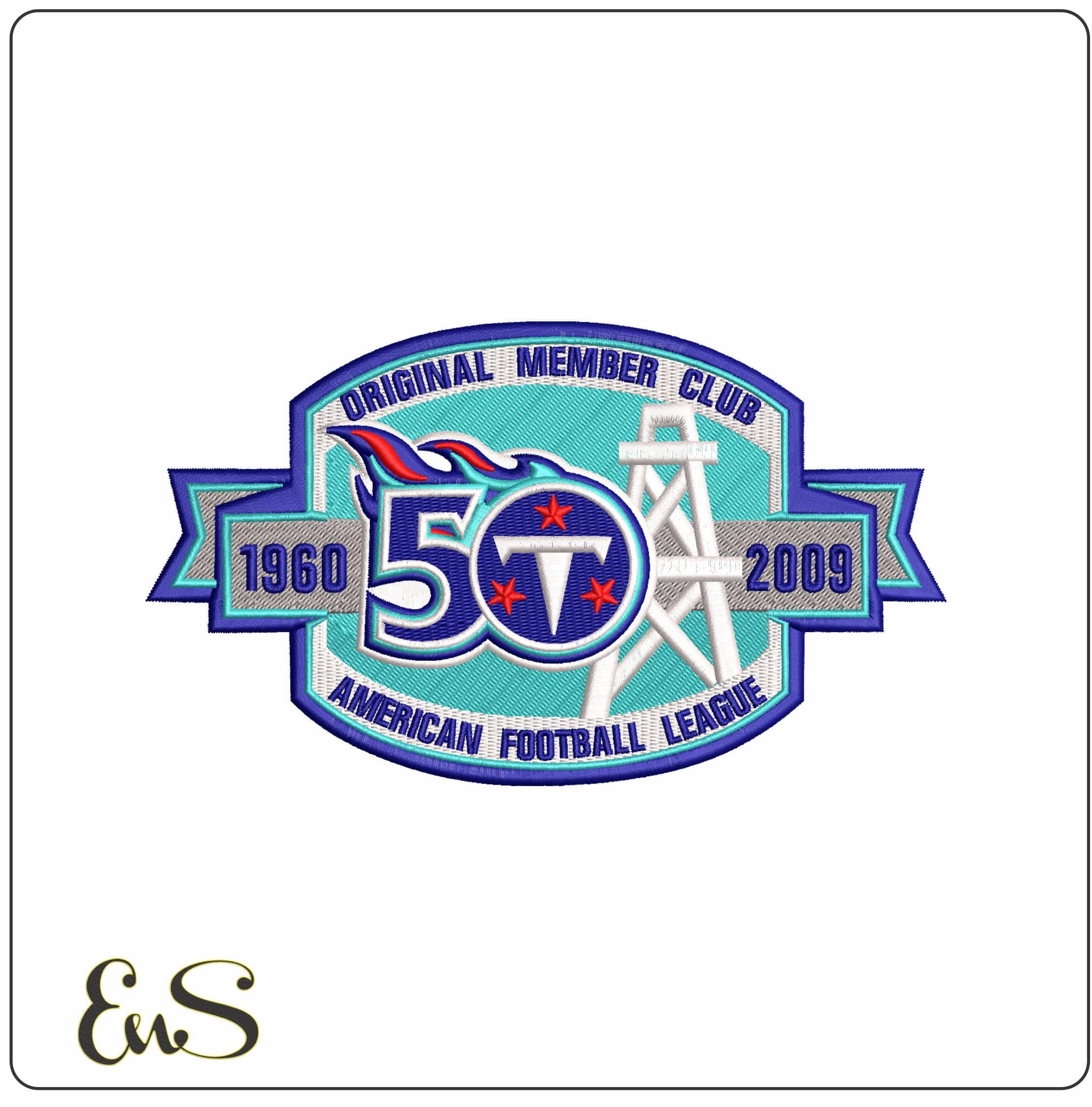Titans 50   - Elegant embroidery design file-instant download