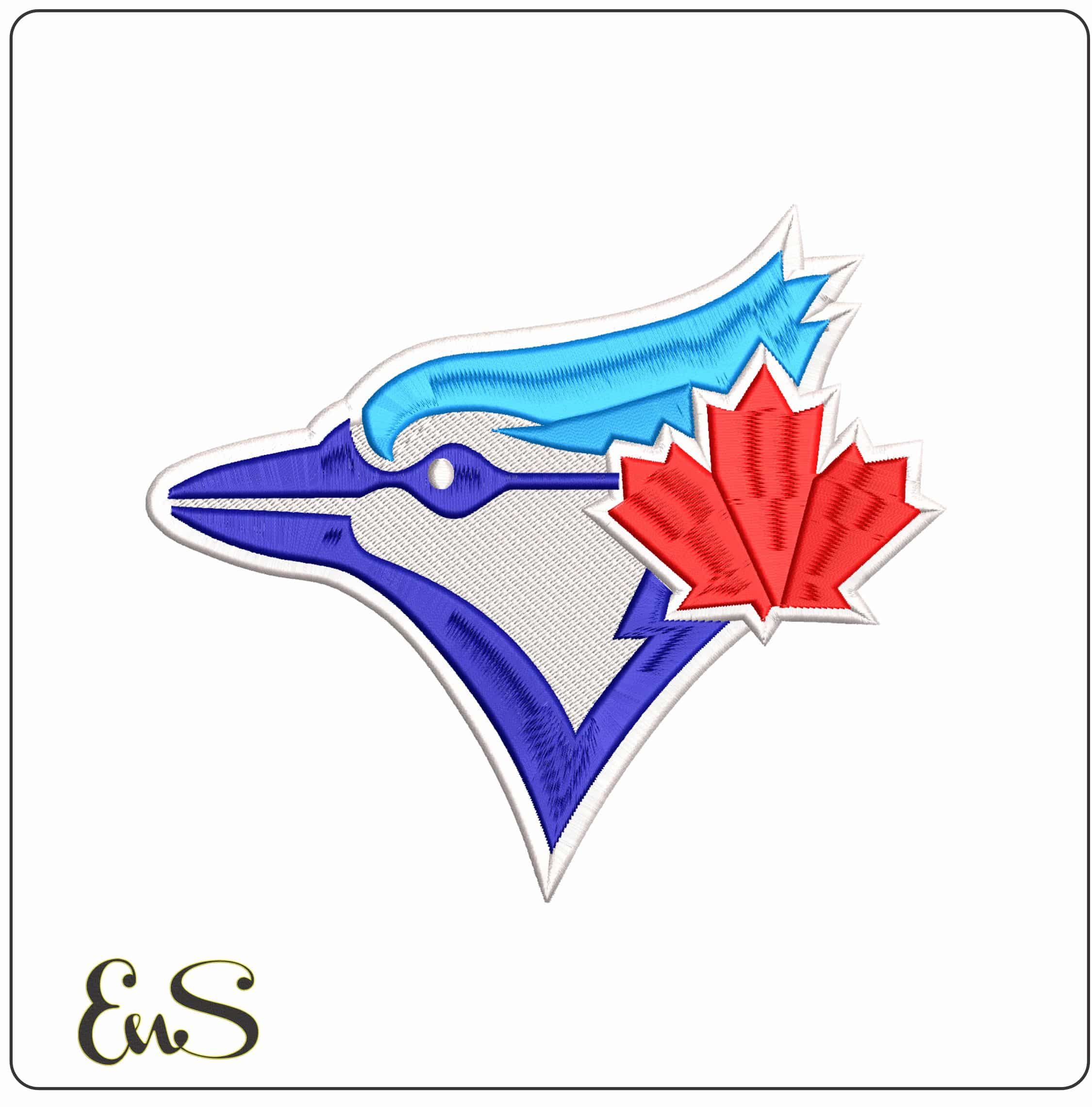 Toronto Blue Jays   - Elegant embroidery design file-instant download