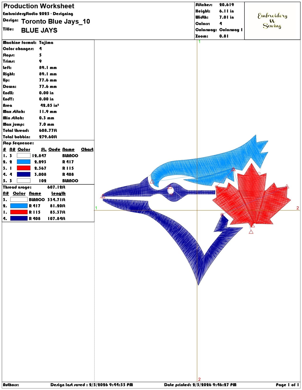 Toronto Blue Jays   - Elegant embroidery design file-instant download — view 3