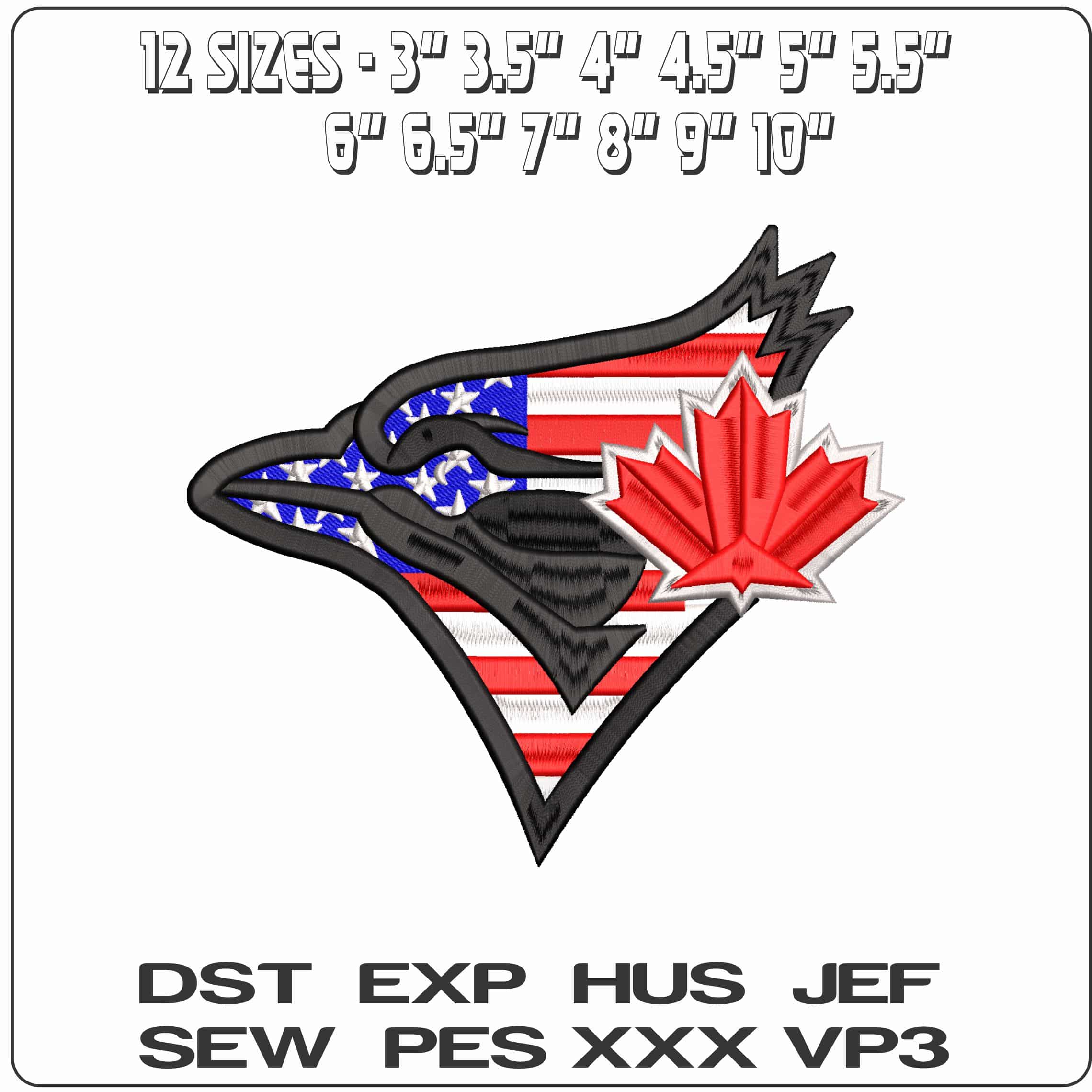 Toronto Blue Jays USA MLB   - Elegant embroidery design file-instant download — view 2