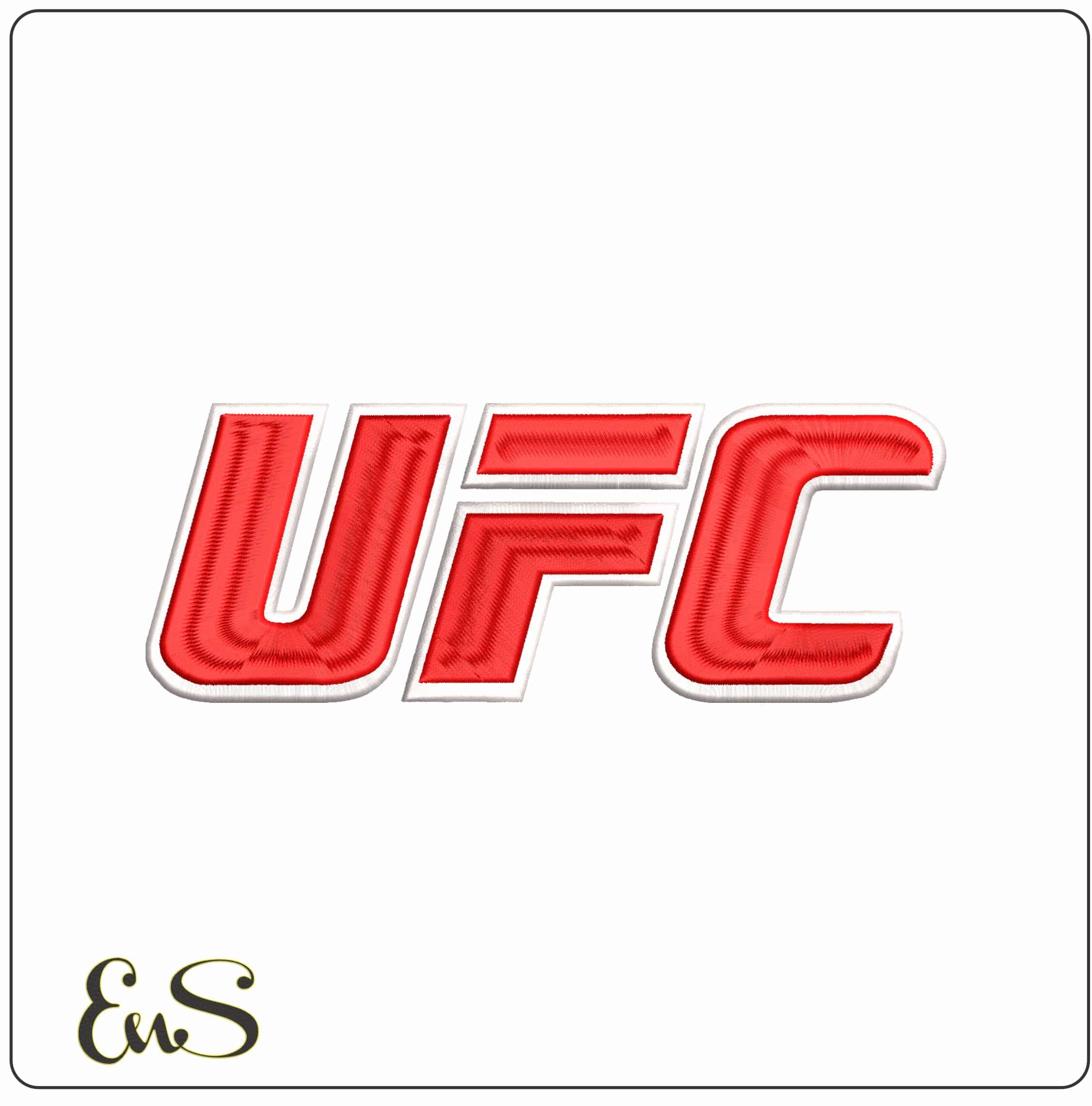 UFC Logo   - Elegant embroidery design file-instant download