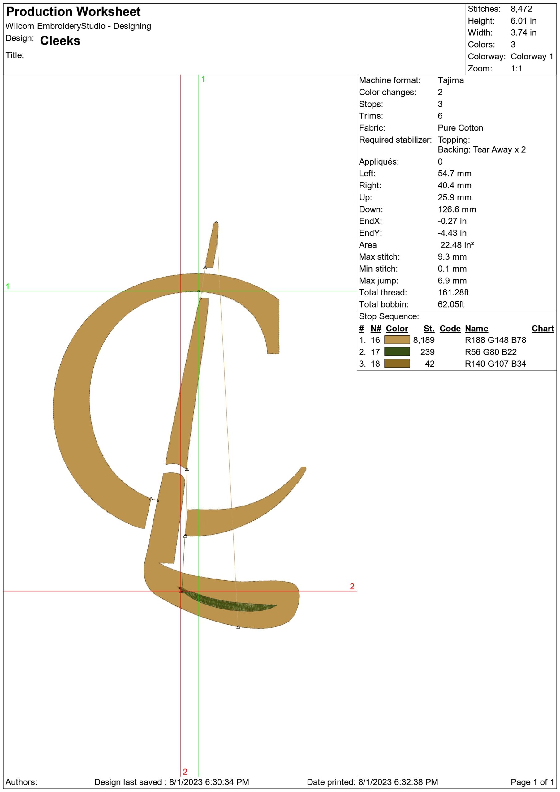 Cleeks LIV Golf embroidery design - Golf League Logo design machine pattern Sports embroidery file instant download in a frame — view 2