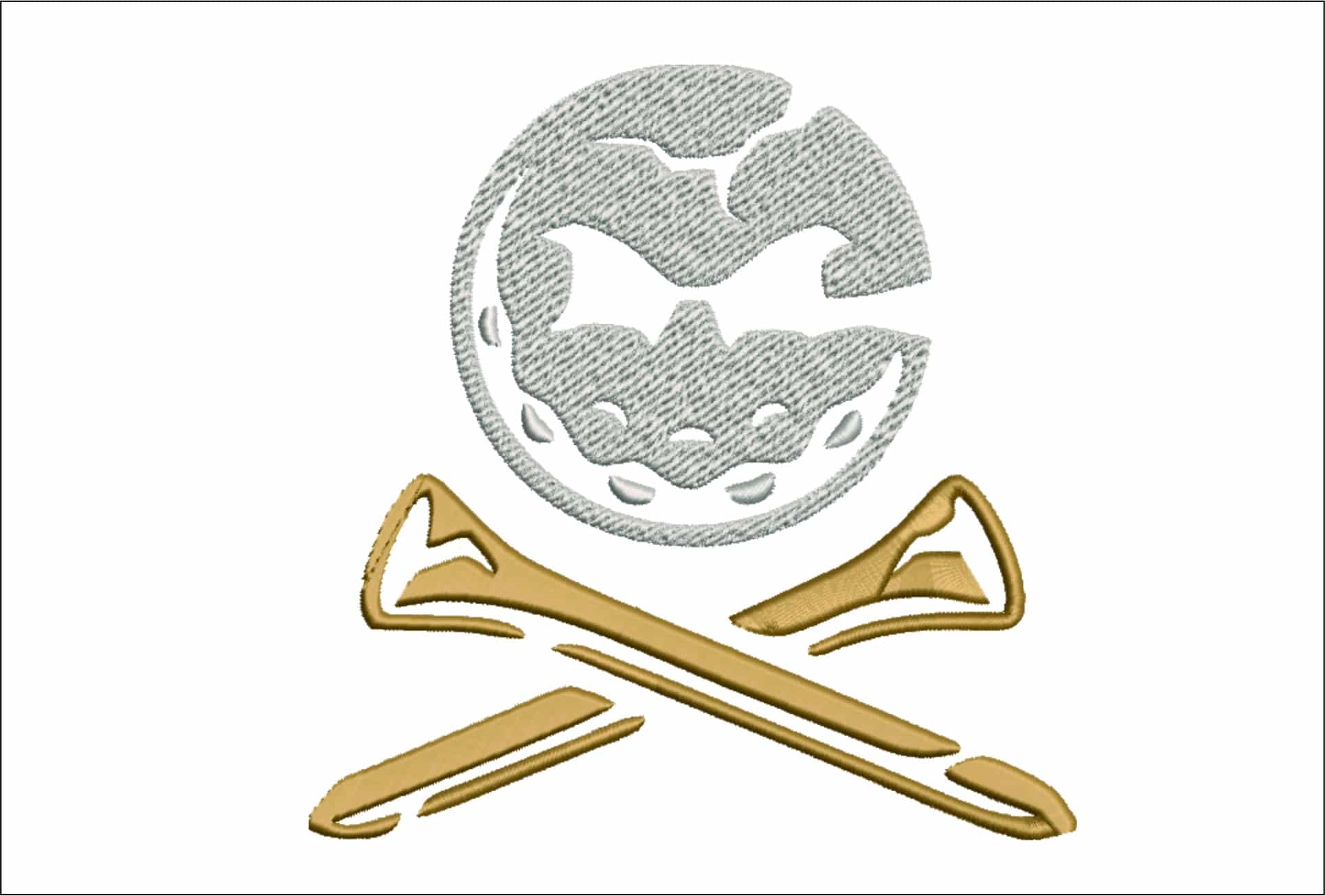 Crushers LIV Golf embroidery design - Golf League Logo design machine pattern Sports embroidery file instant download in a frame