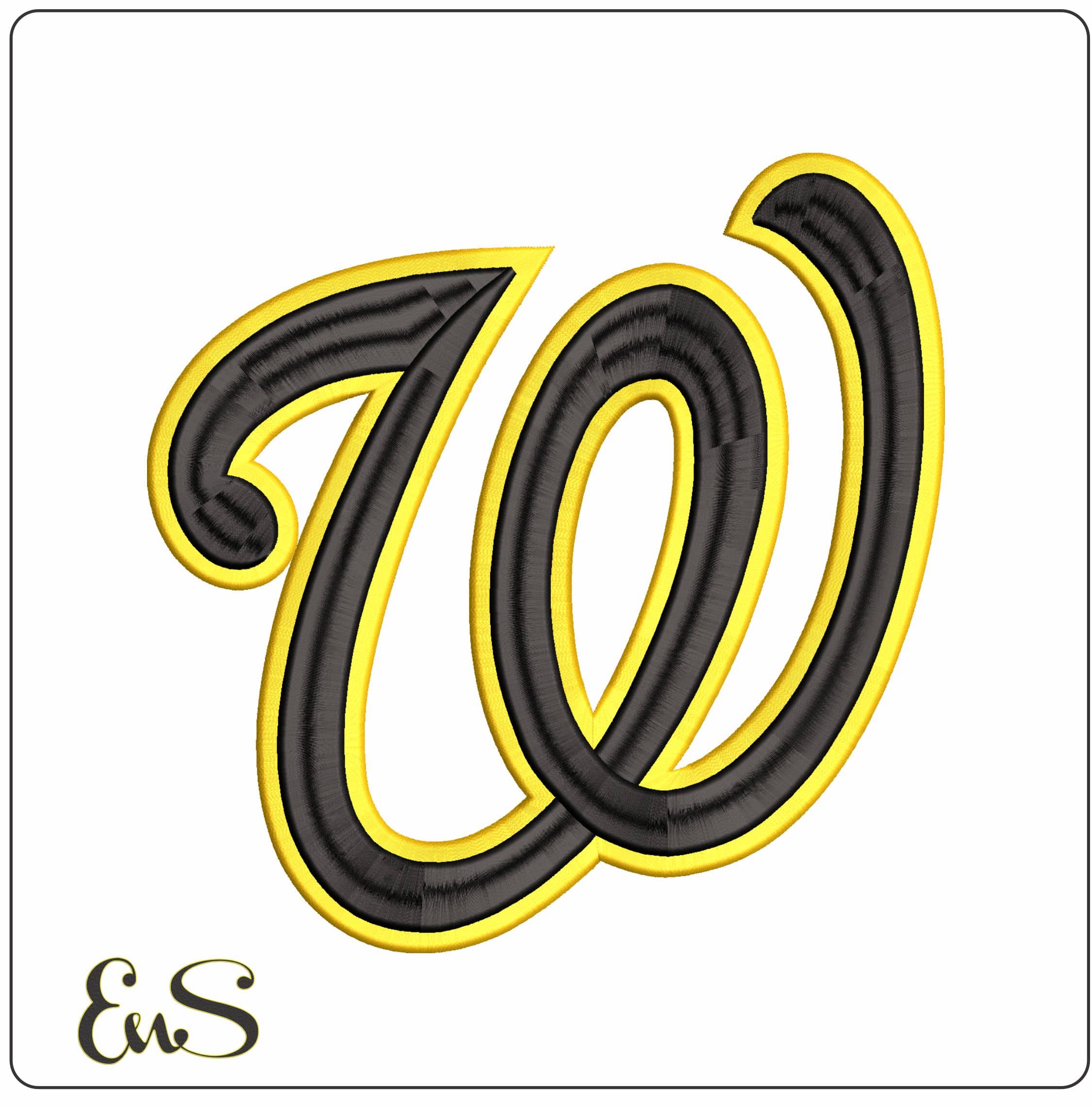 Washington Nationals MLB    - Elegant embroidery design file-instant download