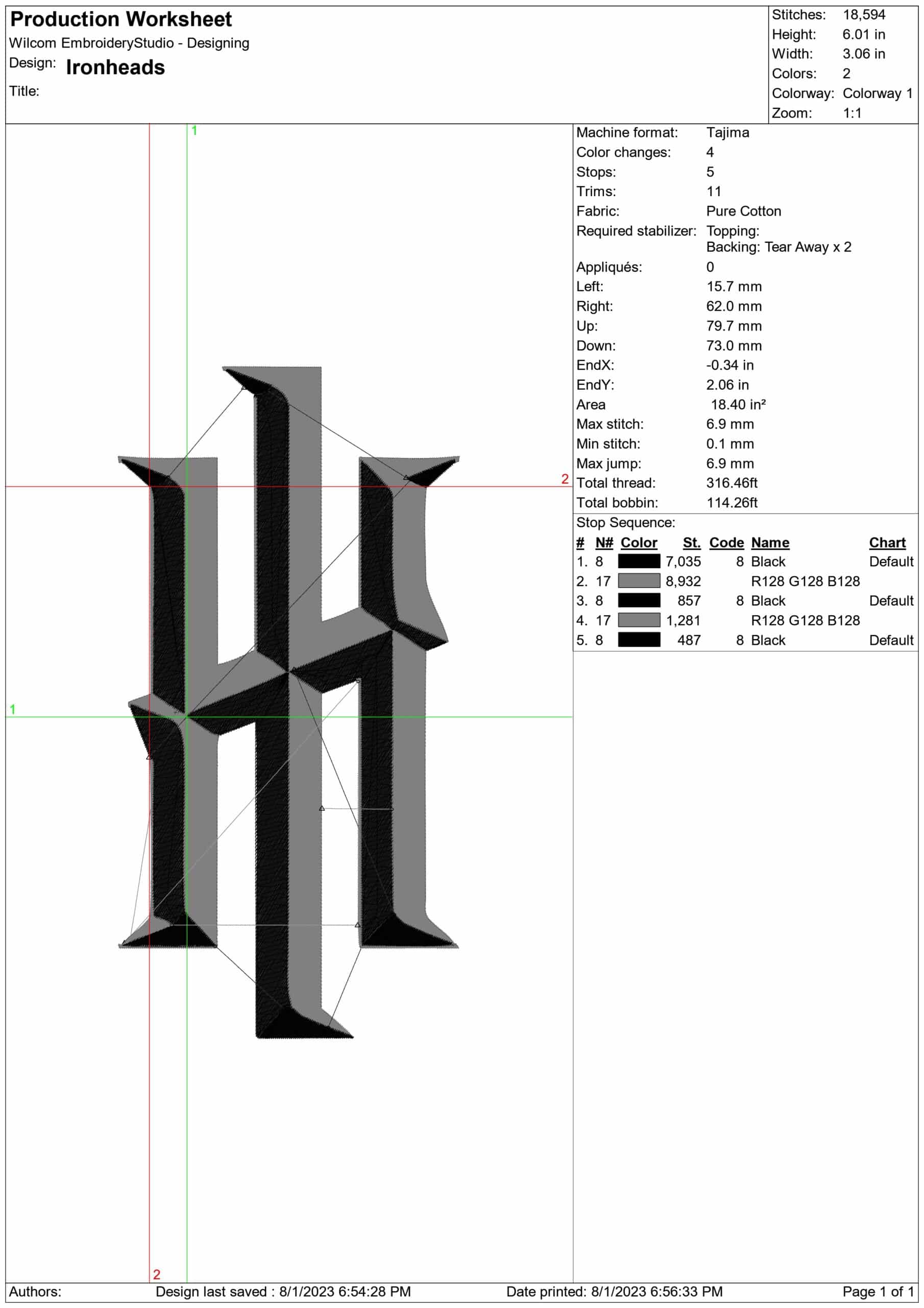 Iron Heads LIV Golf embroidery design - Golf League Logo design machine pattern Sports embroidery file instant download in a frame — view 2