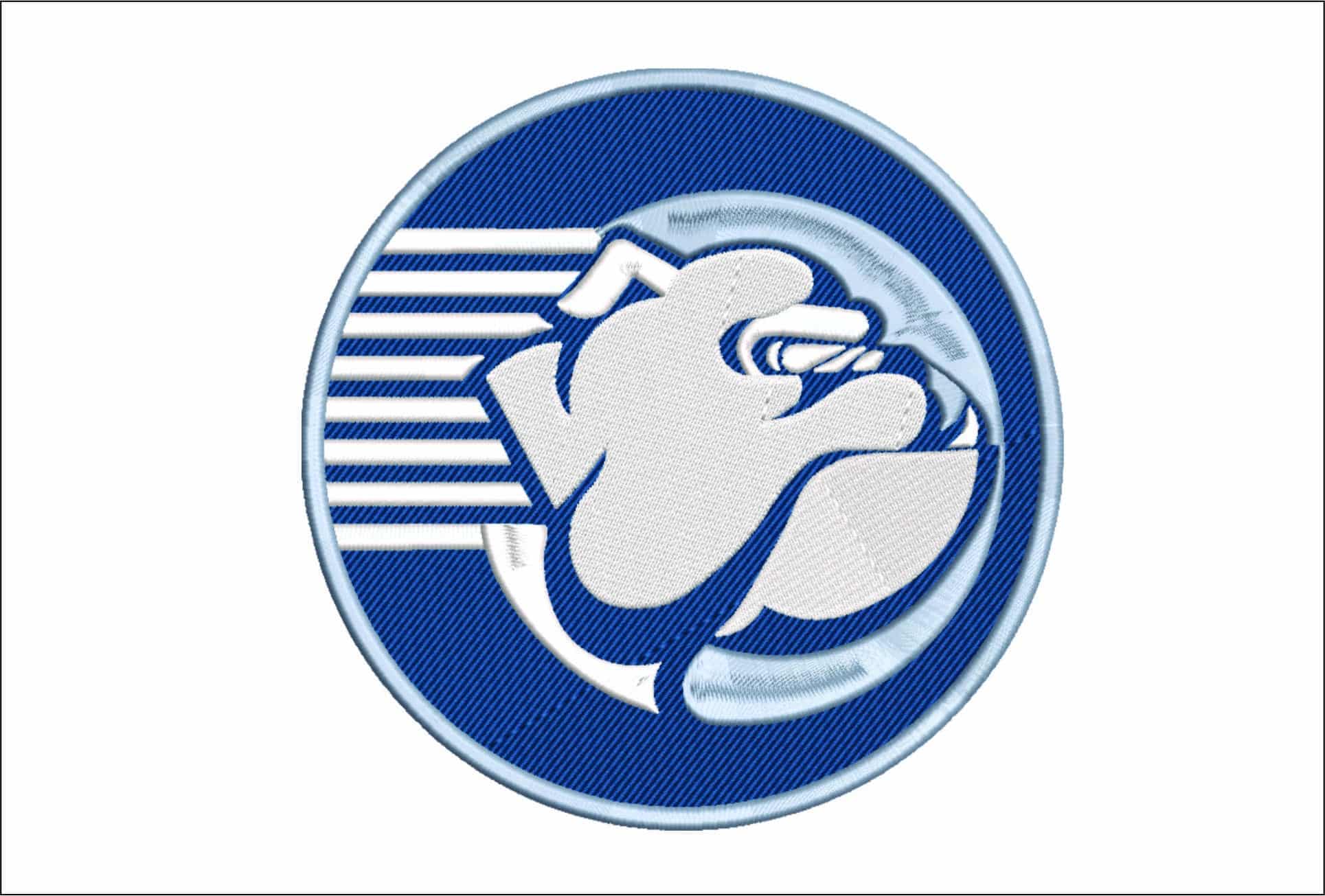 Yale Bulldogs 1995   - Elegant embroidery design file-instant download