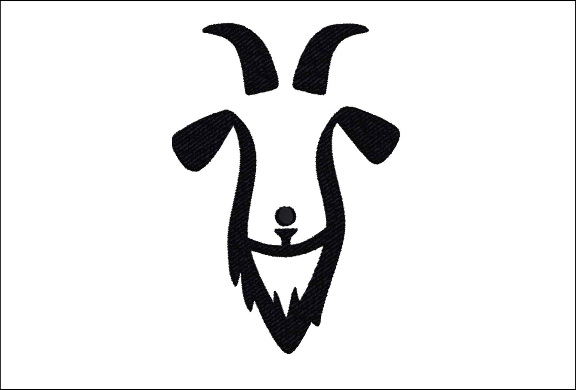 Range Goats LIV Golf embroidery design - Golf League Logo design machine pattern Sports embroidery file instant download in a frame