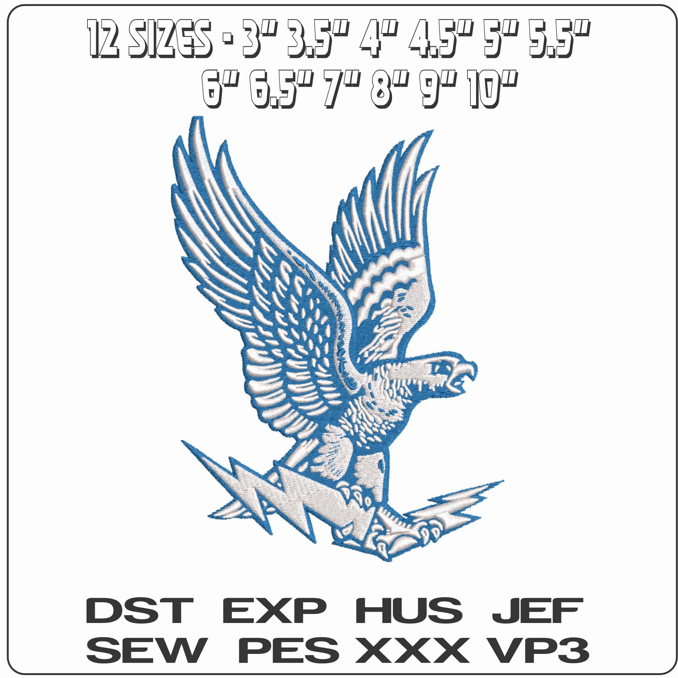 Air Force Falcons 1963 1994 Air Force Academy College    - Elegant embroidery design file-instant download — view 2