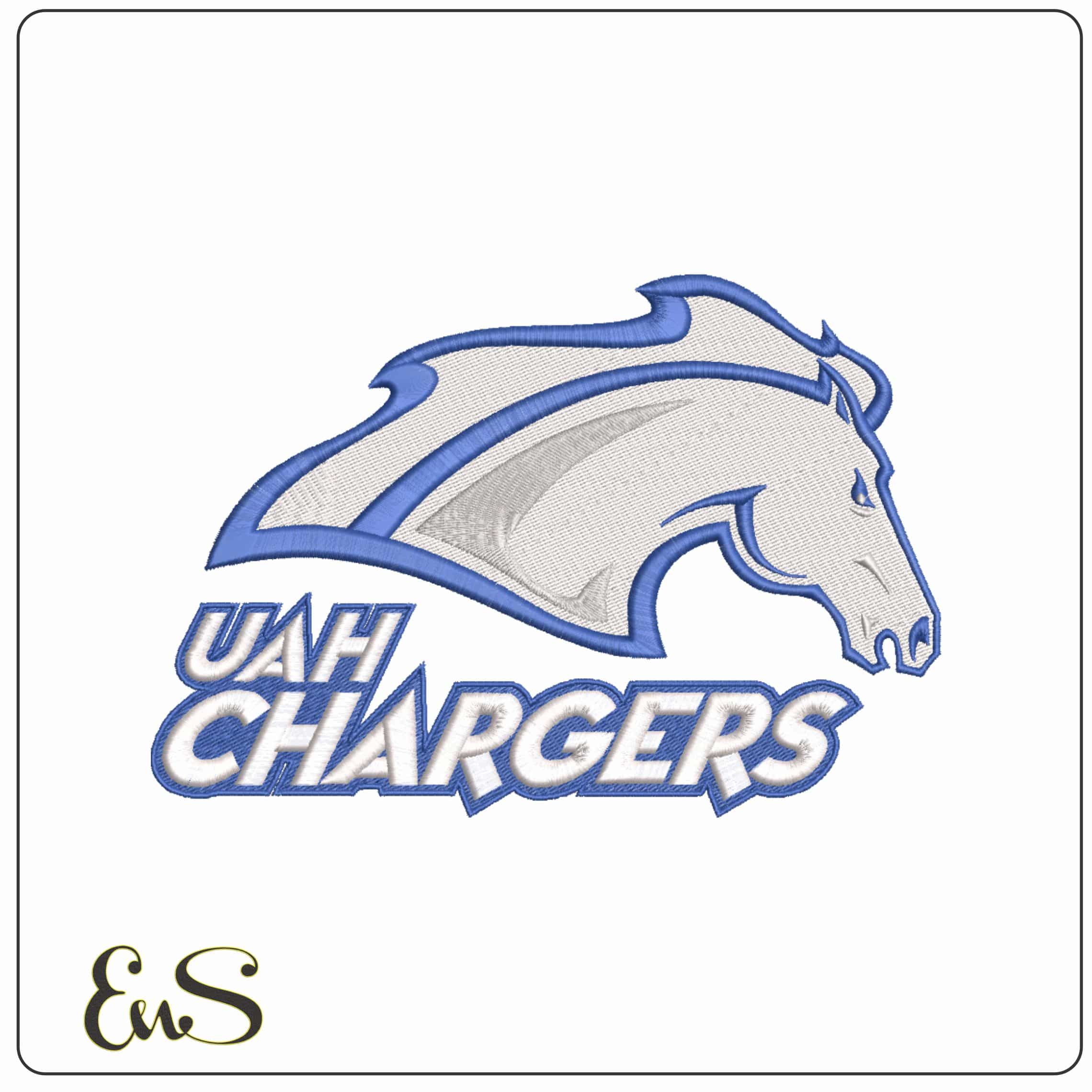 Alabama Huntsville Chargers 2005 on University of Alabama    - Elegant embroidery design file-instant download